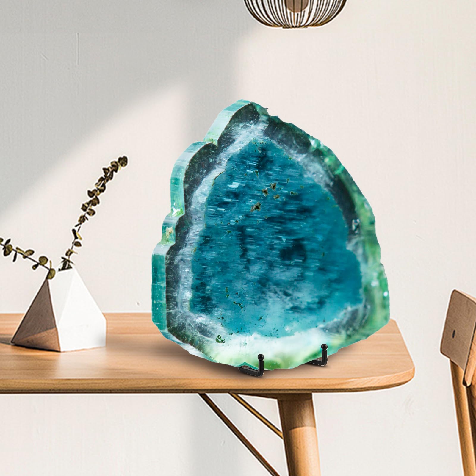 Large Plate Holder Display Stand - 12 inch Super Tall Big Plate Stands for Heavy Duty Display - Metal Picture Frame Stand - Tabl