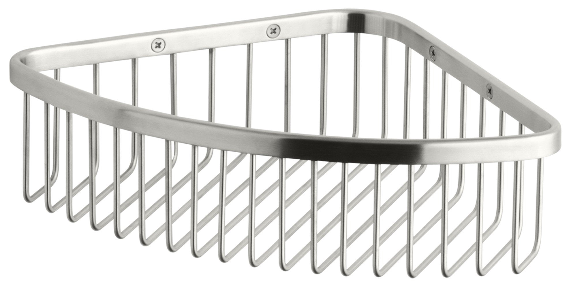 Kohler K-1897-Bs Large Shower Basket, Brushed Stainless