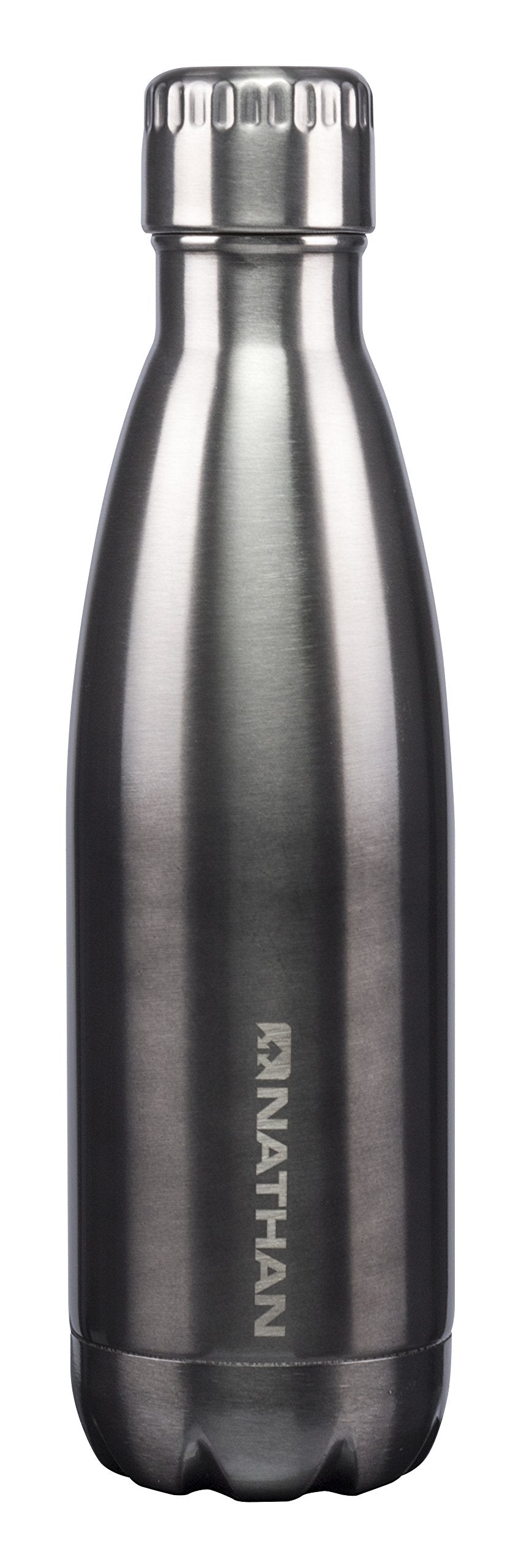 Nathan Ns4427 Chroma Ombre Water Bottle, Steel/Charcoal, 25 Oz/740Ml