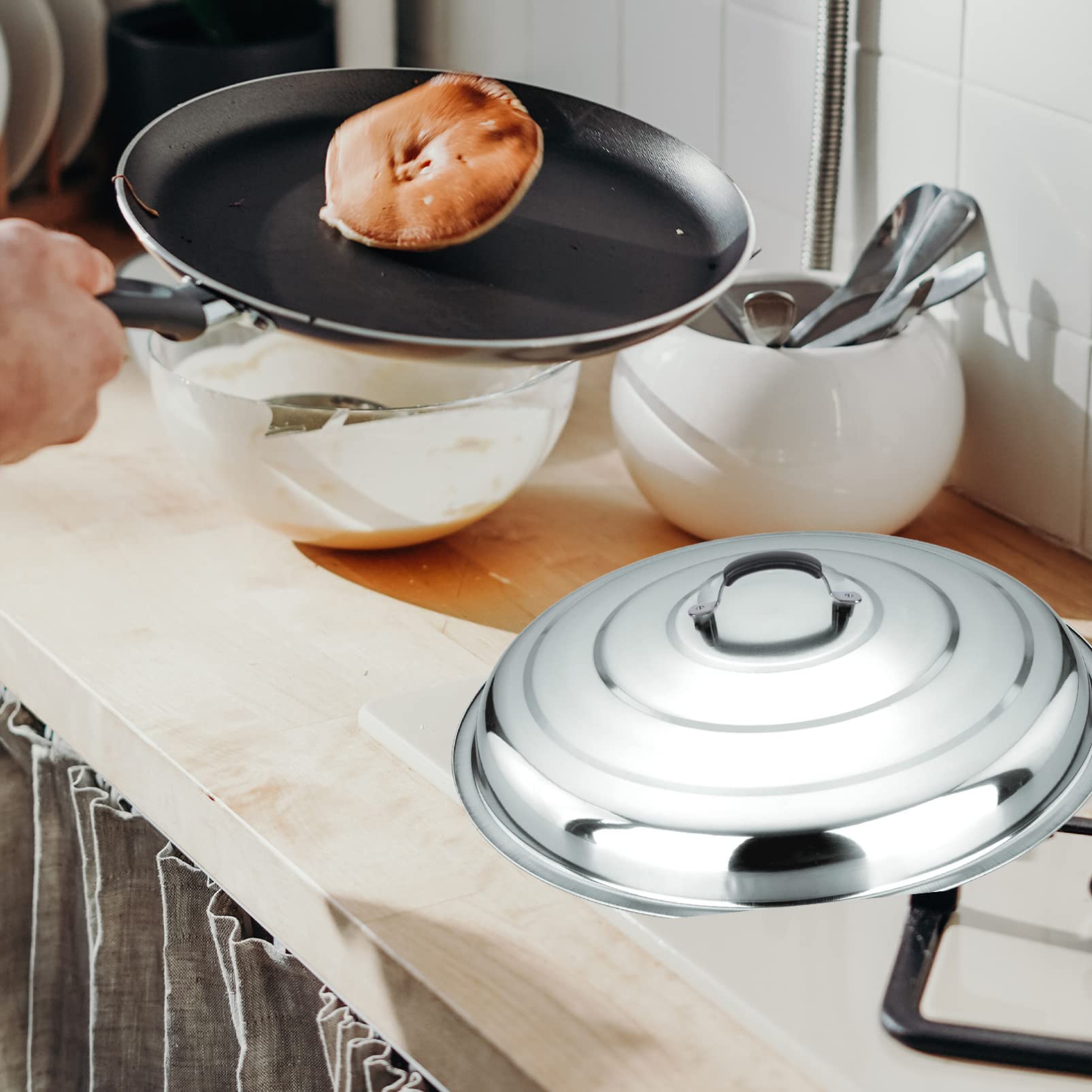 Stainless Steel Cookware 4Pcs Well-Made Practical Useful Pot Cover Handle Pot Lid Handle For Kitchen Roaster Liners