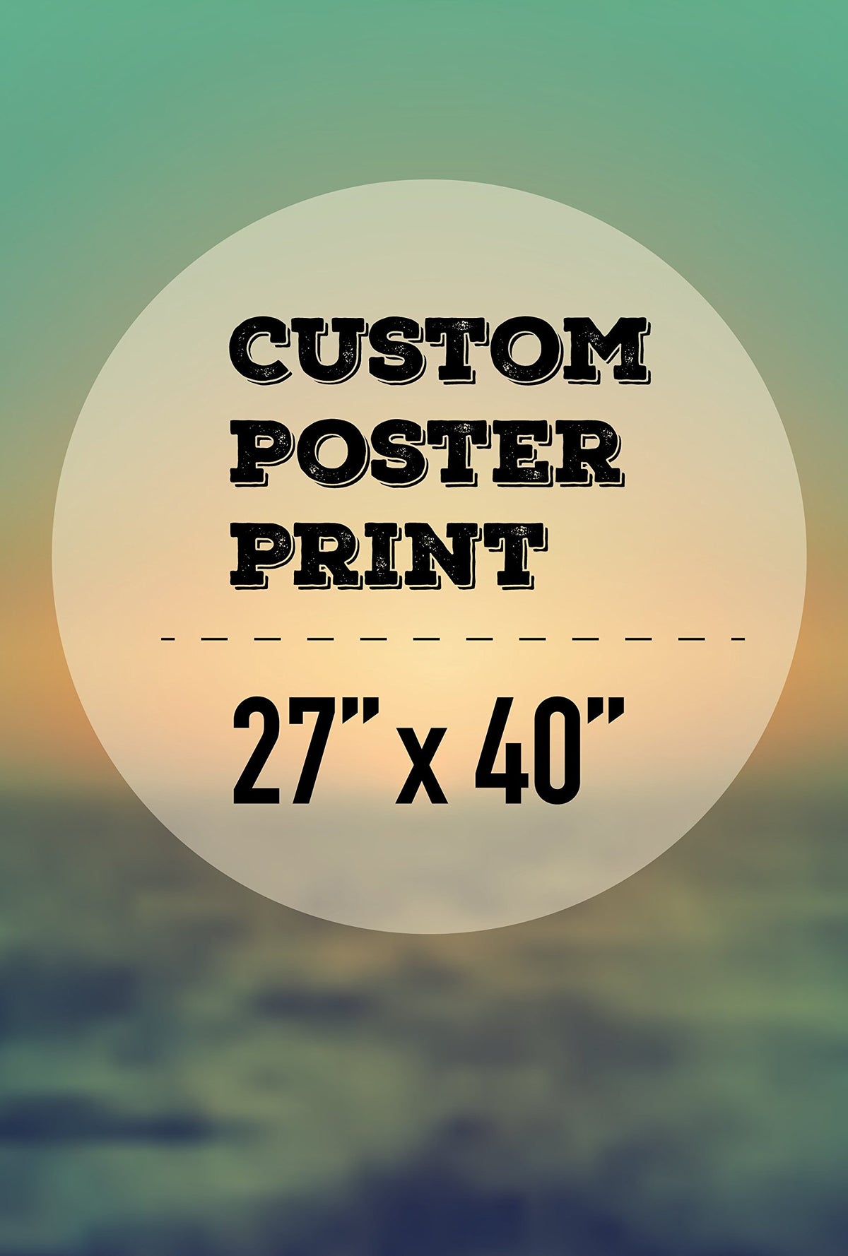Wall26 Custom Poster Prints - Upload Your Image/Photo, Personalized Photo To Poster Printing, Durable And Waterproof, Home Decor