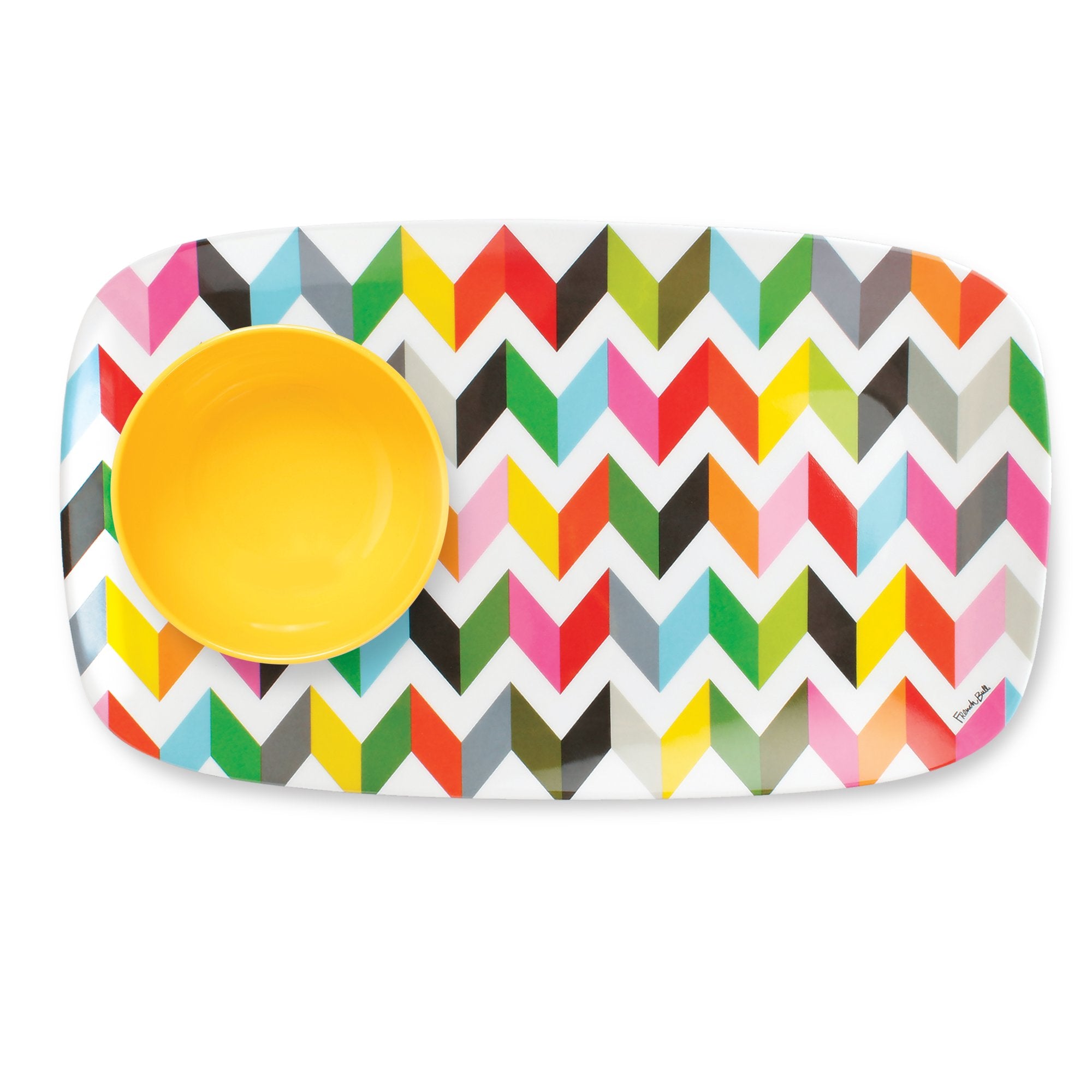 French Bull 13'' Rectangular Platter - Melamine Platters And Serving Ware - Plate, Dish, Serving, Collection - Ziggy