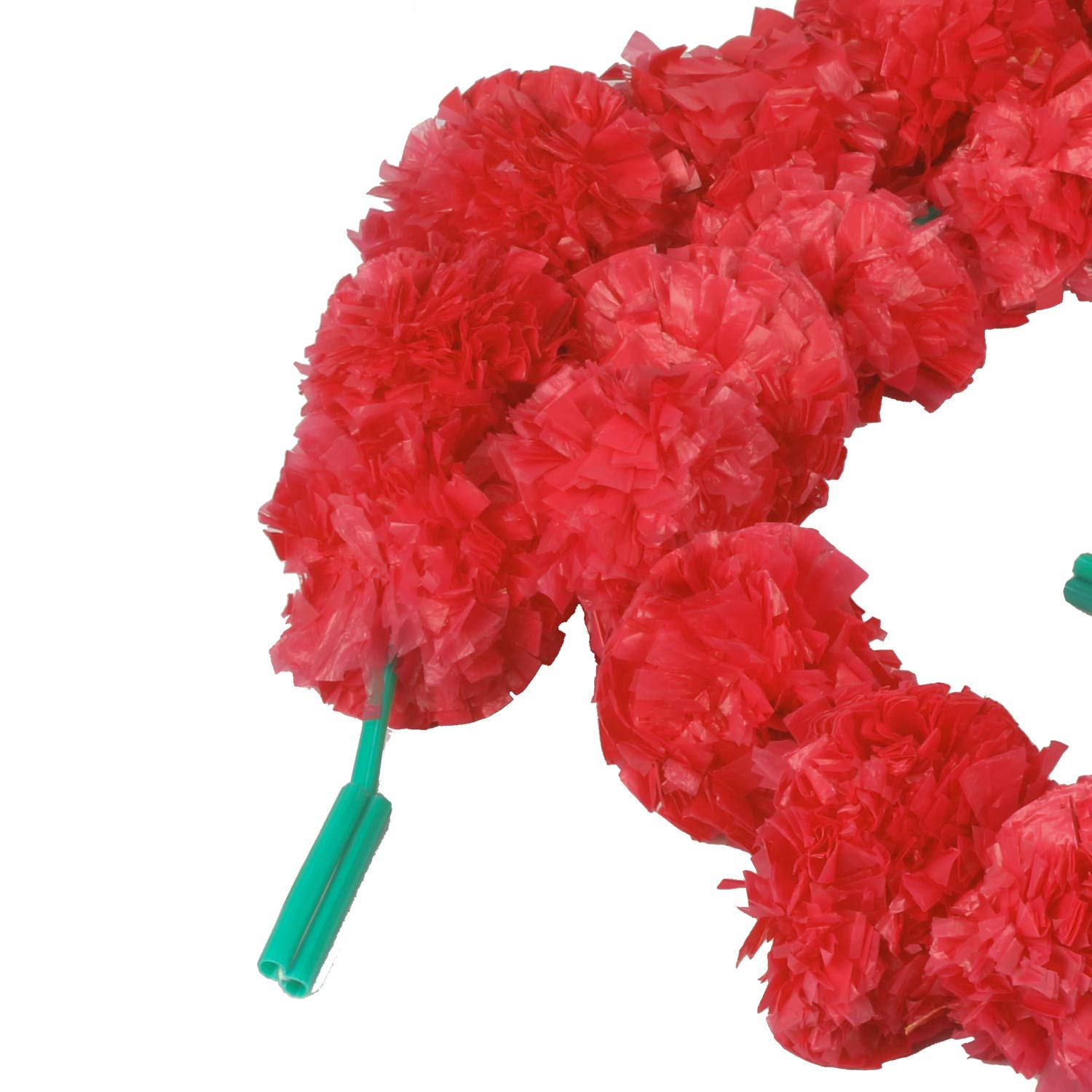 Klassic Red Artificial Marigold Flower For Decoration For Diwali Decoration Navratri, Pooja, Home Inauguration, Temple, Wedding