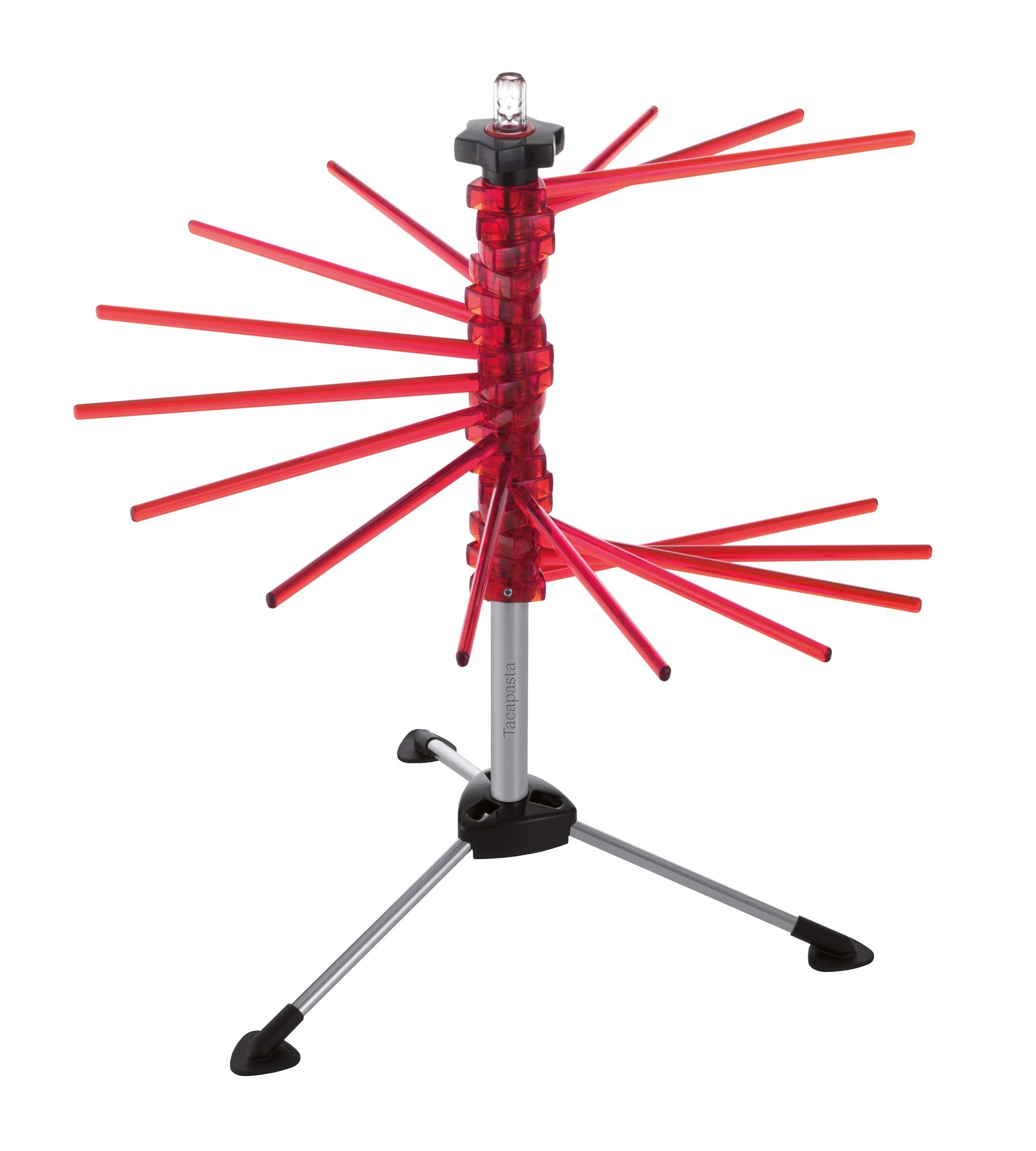Marcato Pasta Drying Rack, 18.5 X 2.75-Inches, Red