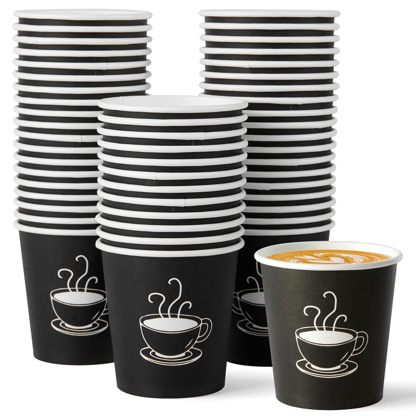 Tv Topvalue 600 Pack 4 Oz Paper Cups, Small Disposable Coffee Cups, Paper Espresso Cups, Hot/Cold Drinking Cups For Party, Picni