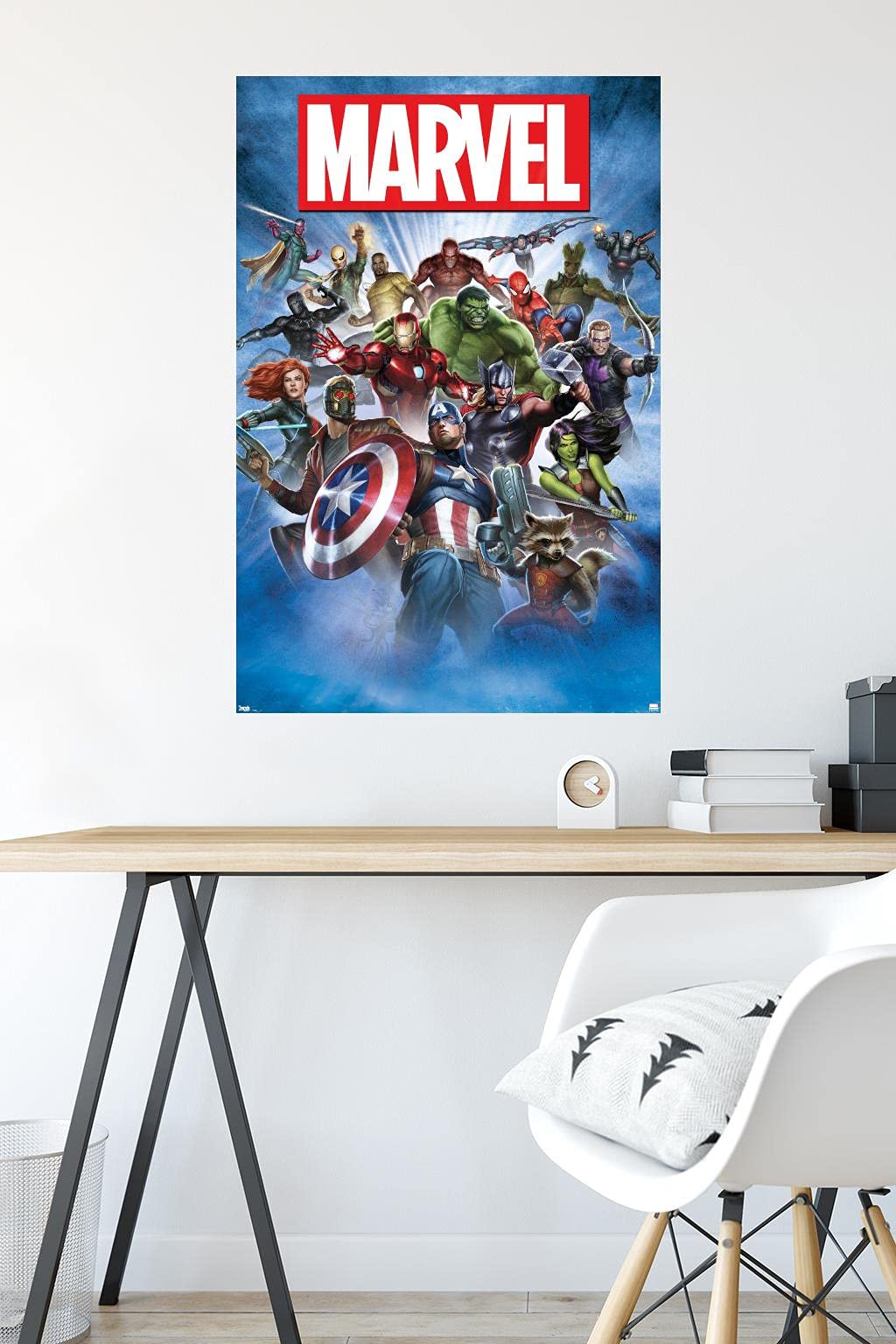 Trends International Marvel Comics - Group Shot Wall Poster, 22.375'' X 34'', Premium Unframed Version