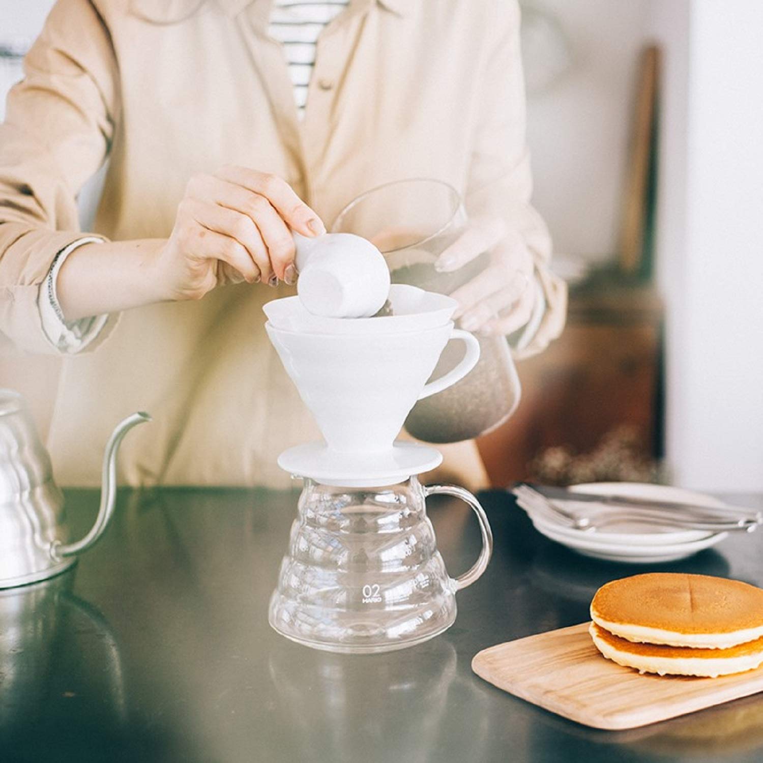 Hario V60 Glass Range Coffee Server, 800Ml