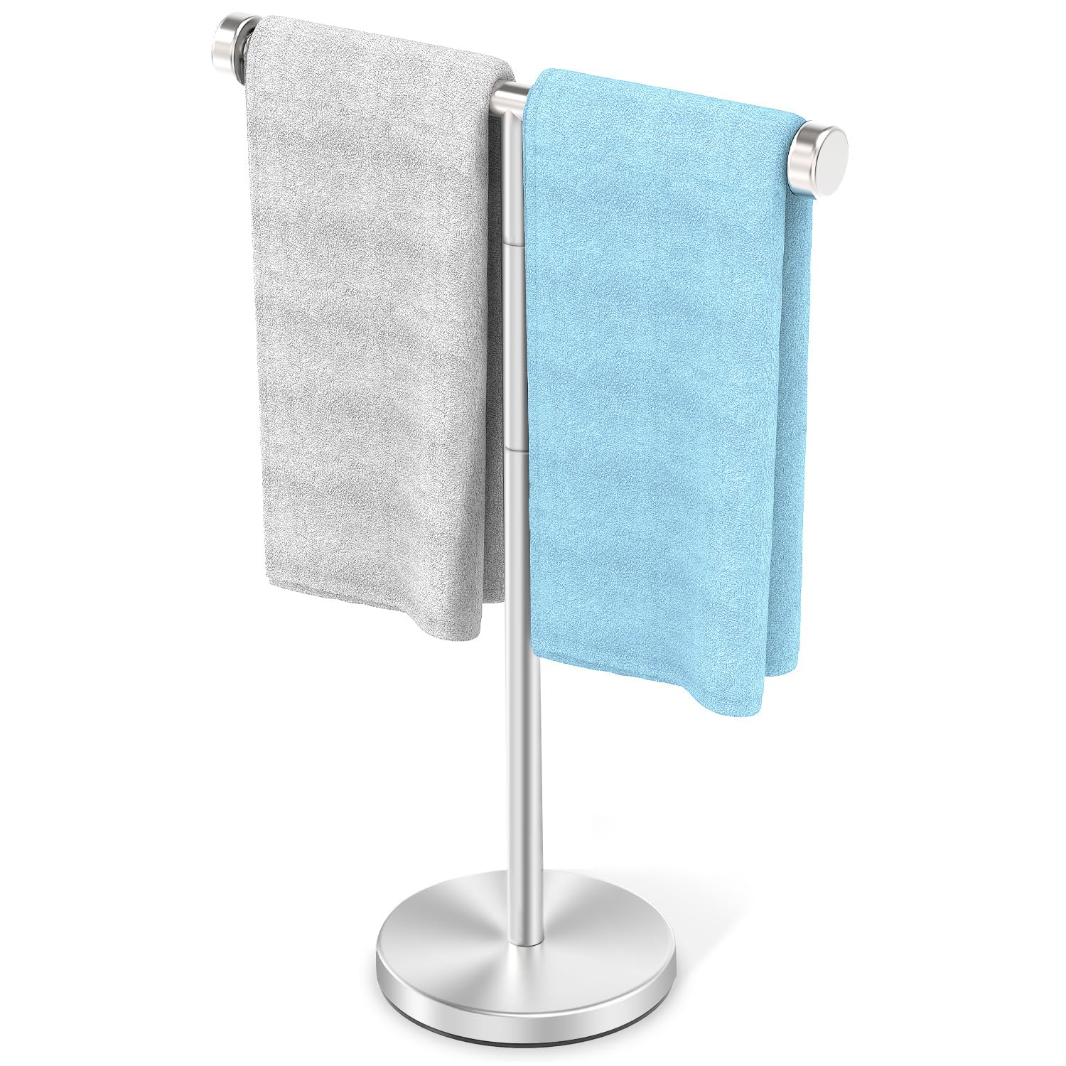 Vehhe T-Shape Hand Towel Holder For Bathroom, Height Adjustable Hand Towel Stand, Sus304 Stainless Steel Towel Holder Stand Non-