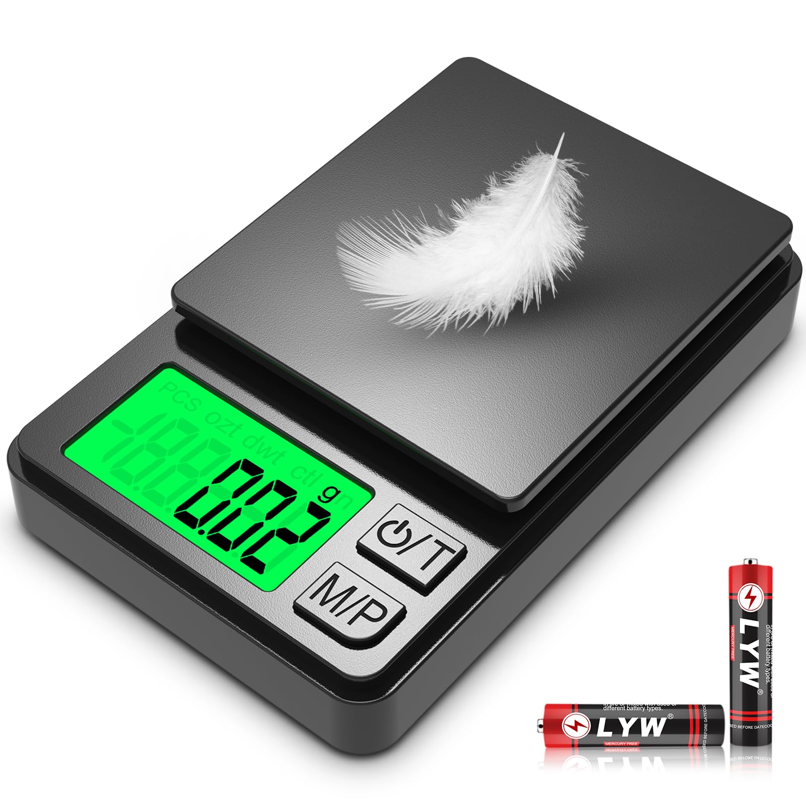 Mik-Nana Pocket Scale, 1000g x 0.01g Precision Gram Scale, Small Digital Scale Grams Ounces Grains, Kitchen Scale, Jewelry Scale