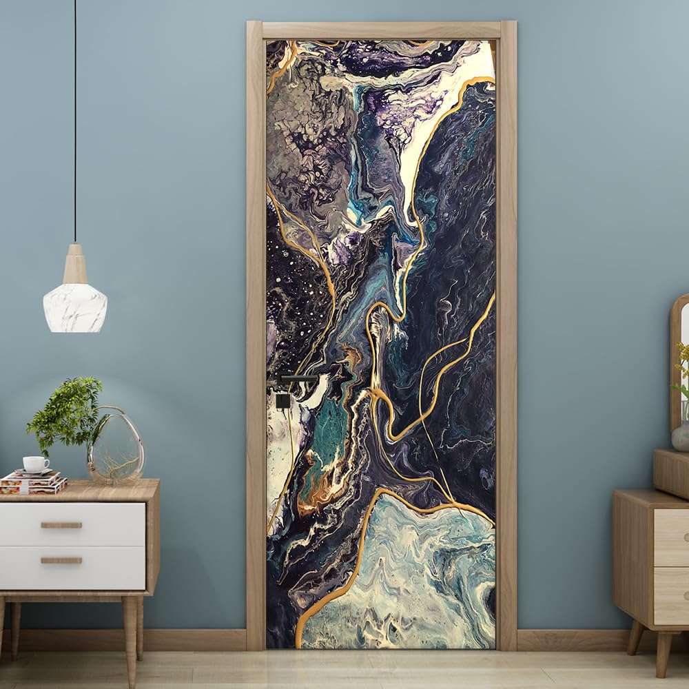 Kacolor 3D Door Sticker Door Wallpaper Door Covers Decorative Door Murals Peel And Stick Door Wrap Door Posters For Home Bedroom