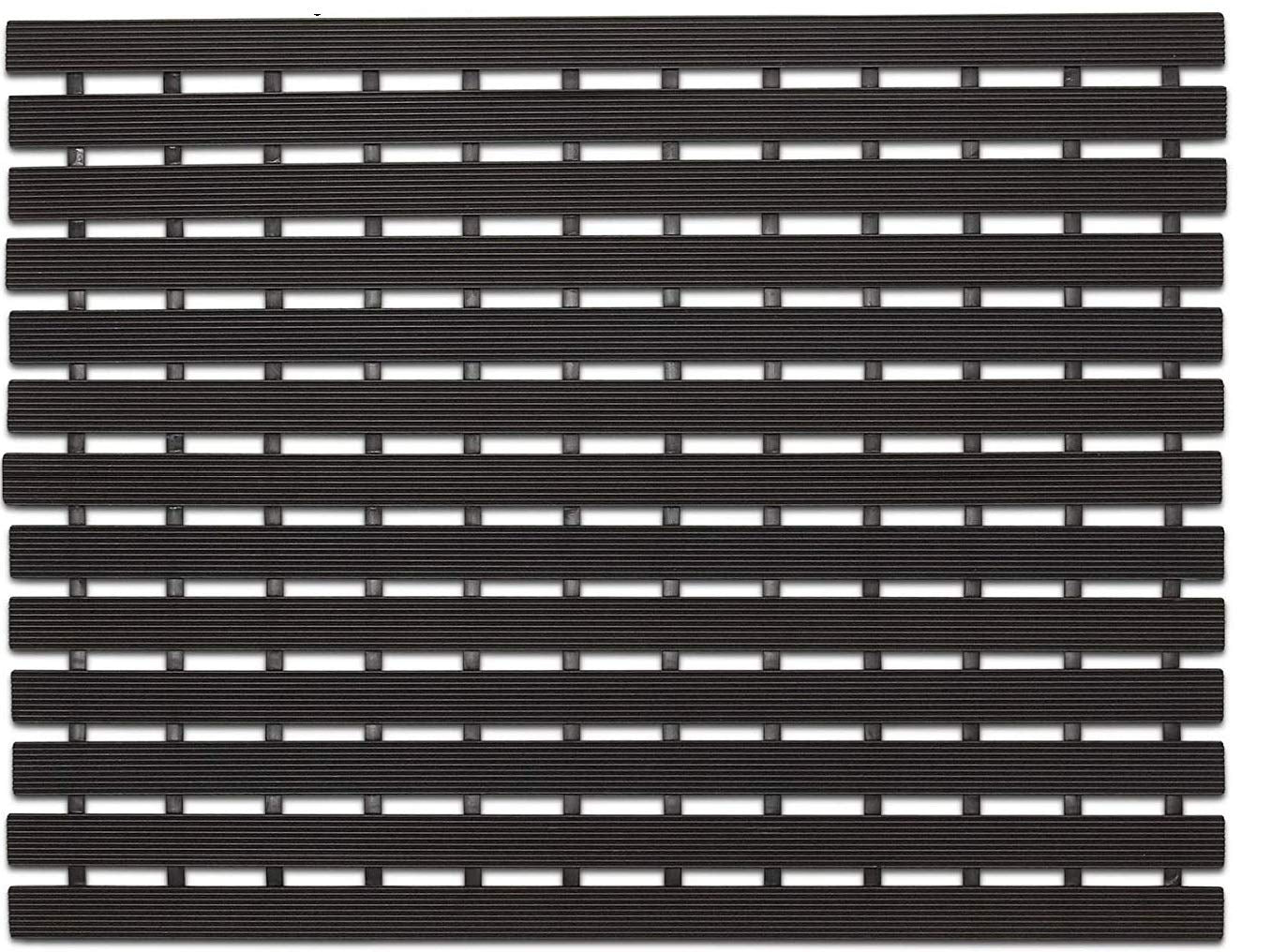 Eurotex Non-Slip Shower Bath Mat With Multiple Use Non Suction Cup Mat For Healing, Massaging & Exfoliation Great For Walk In Sh
