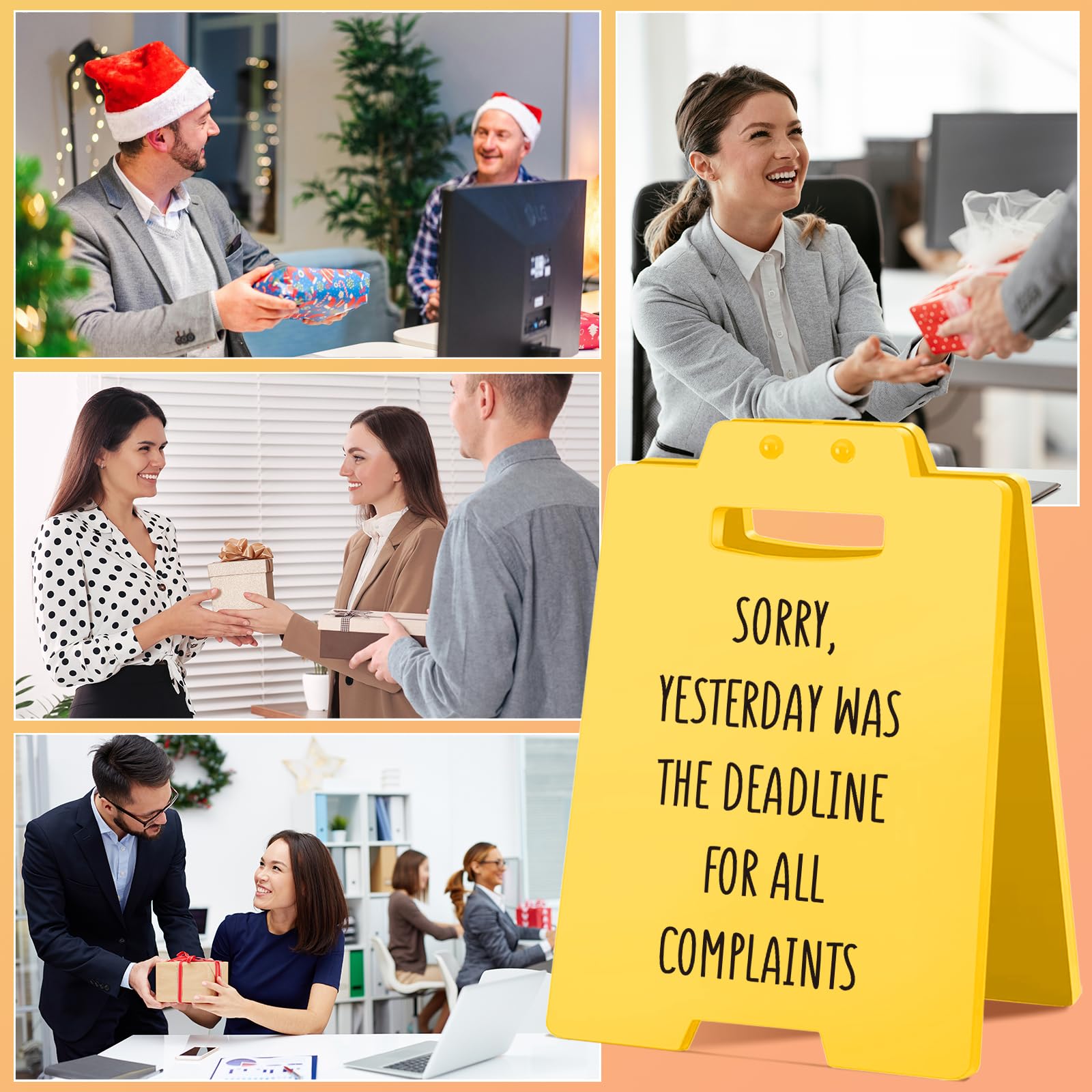 Humorous Desk Sign for Coworker Boss Lady Manager Supervisor Principal | Cute Cubicle Decor | Office Desk Accessories for Women