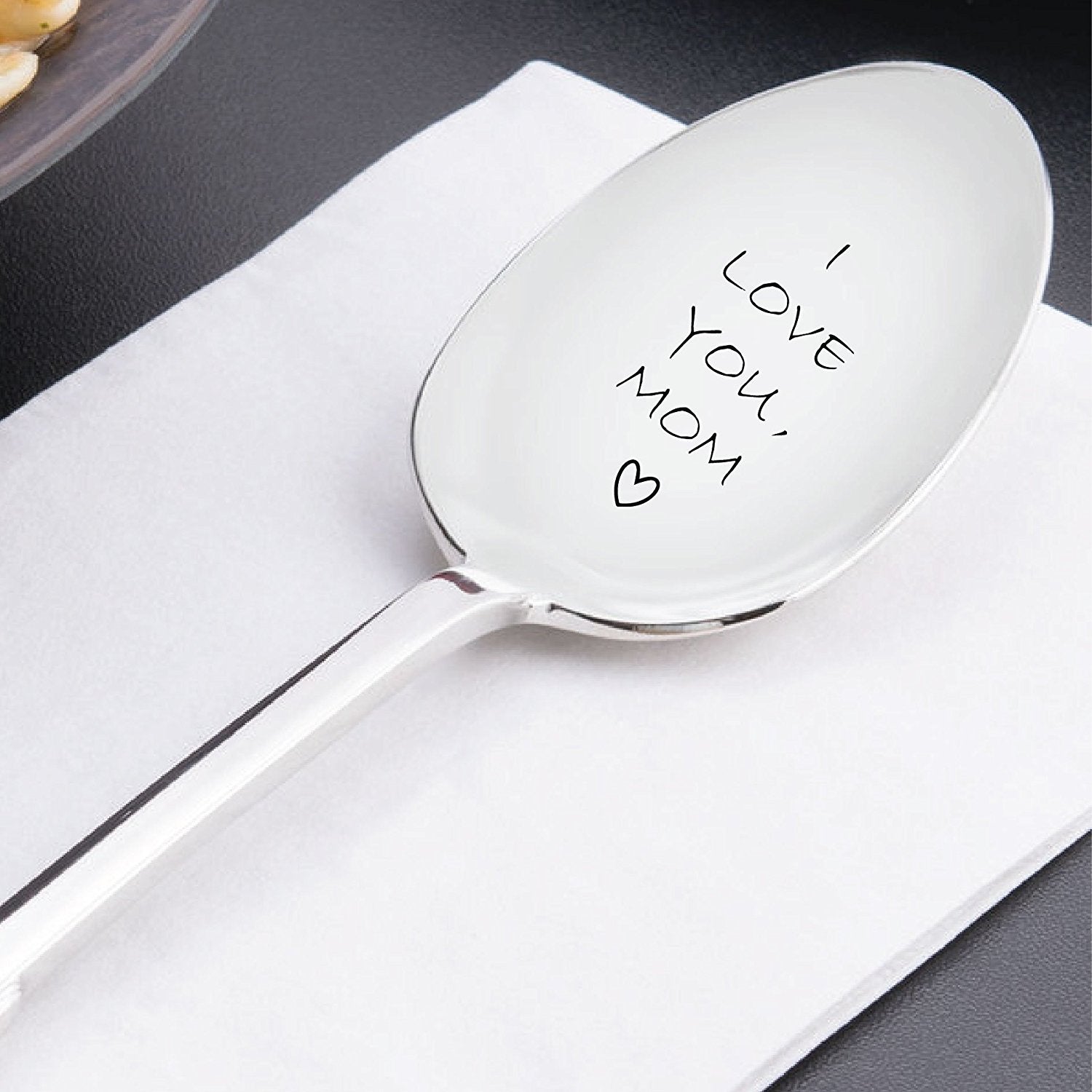 Boston Creative Company I Love You Mom Spoon Unique Gifts Stainless Steel Gifts For Mom Gifts For Her Mom Gifts Engraved Spoon S