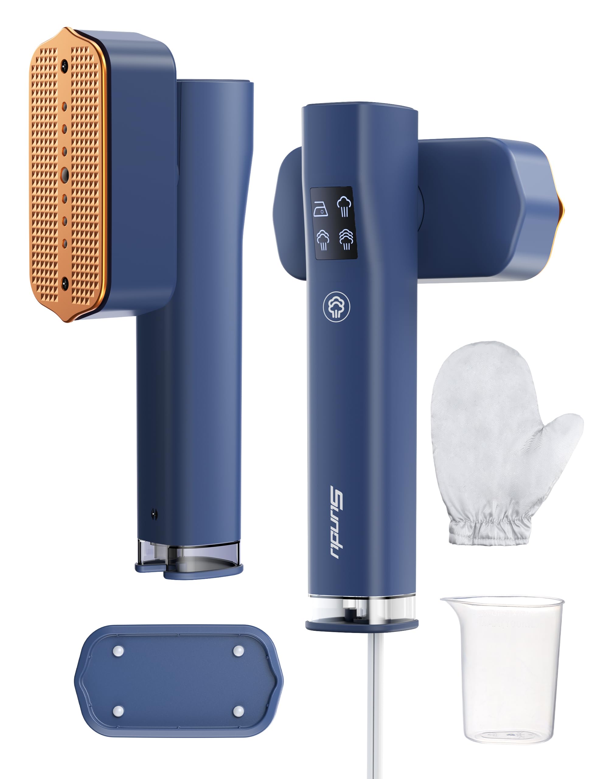 Steamer For Clothes,Sundu Portable Travel Steamer&Iron 2 In 1,15S Fast Heat-Up,100Ml Water Tank,Steamer Ironing Gloves,20 Minute