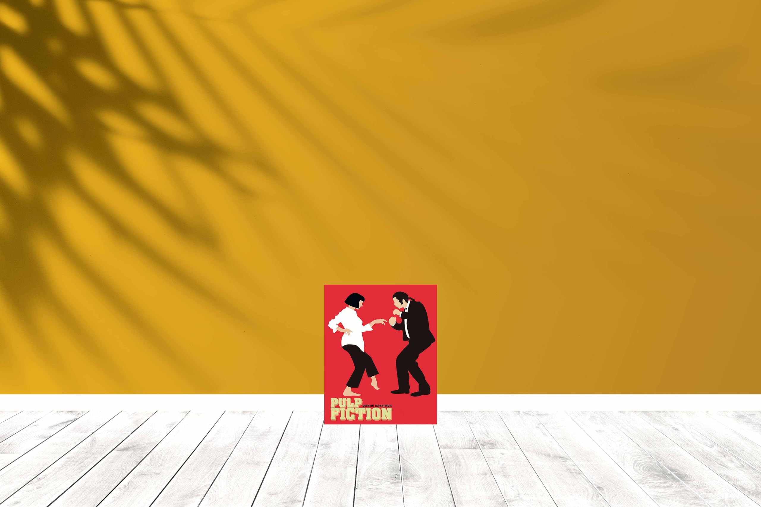 BALDAU PRINTS Pulp Fiction Movie Poster for Room (12x18 Inch, 300 GSM Paper, Gloss Finish, Multicolor) F-28