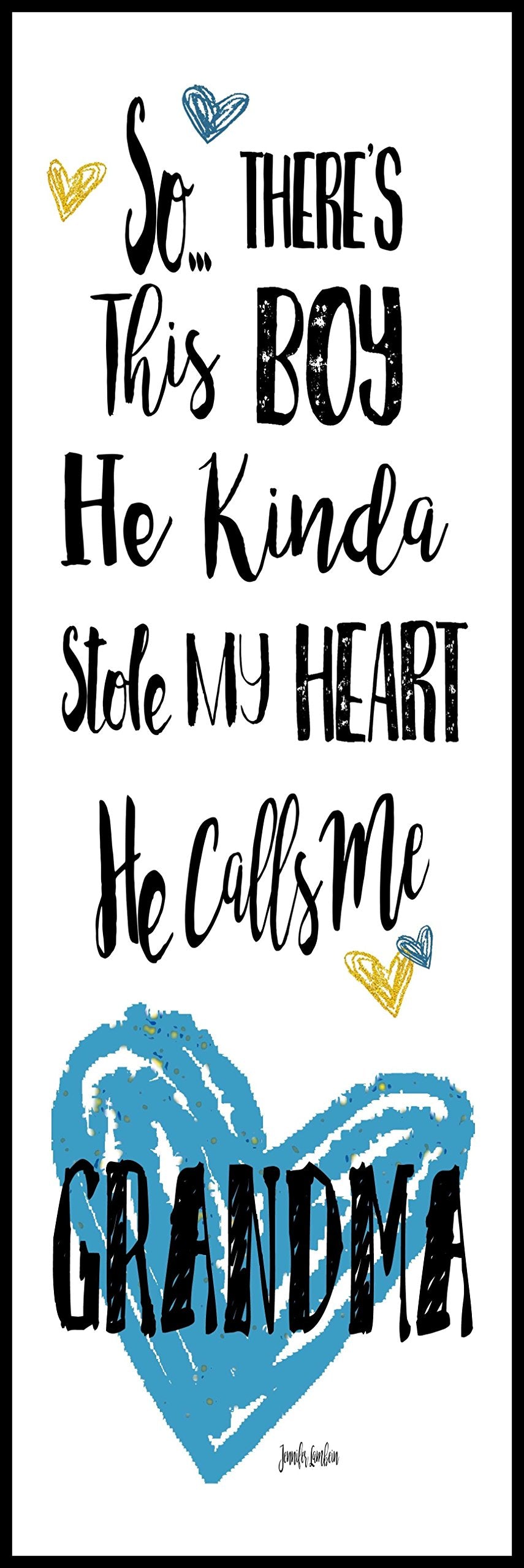 Life Lines So There'S This Boy, Grandma, Multi, 5.5 X 17