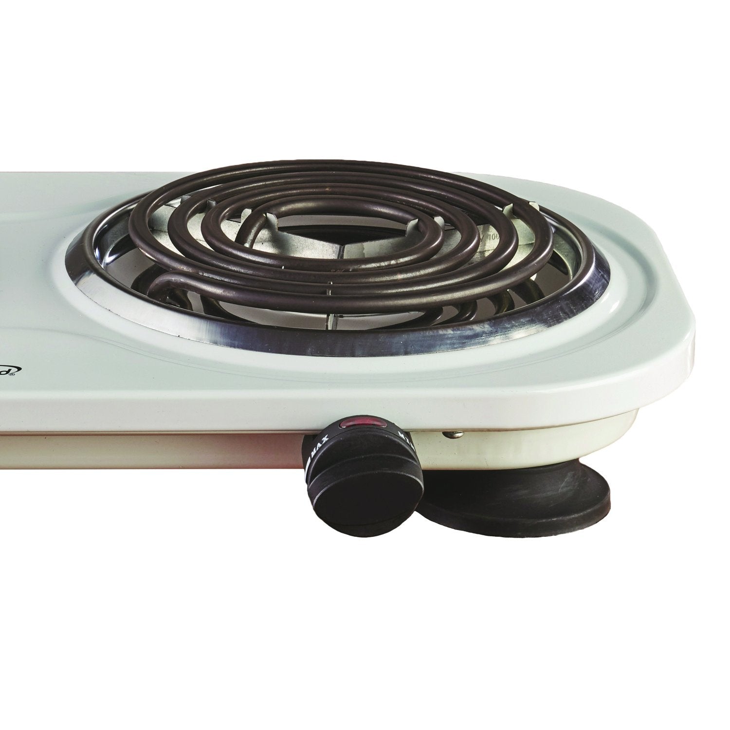 Brentwood Double Electric Burner  1500-Watt  White