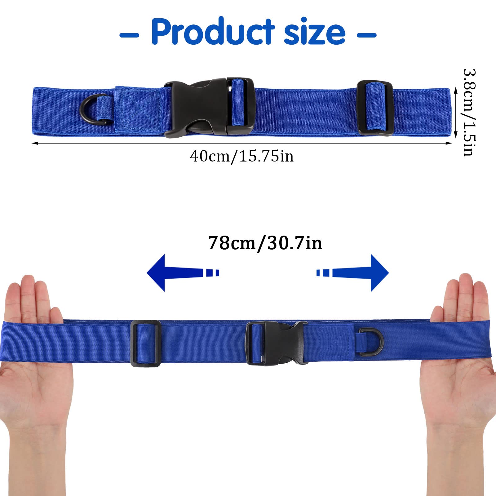 8 Pack Towel Bands Beach Towel Clips, Beach Towel Bands Stretchable Towel Clips For Beach Chairs Cruise Essentials (Buckle Style