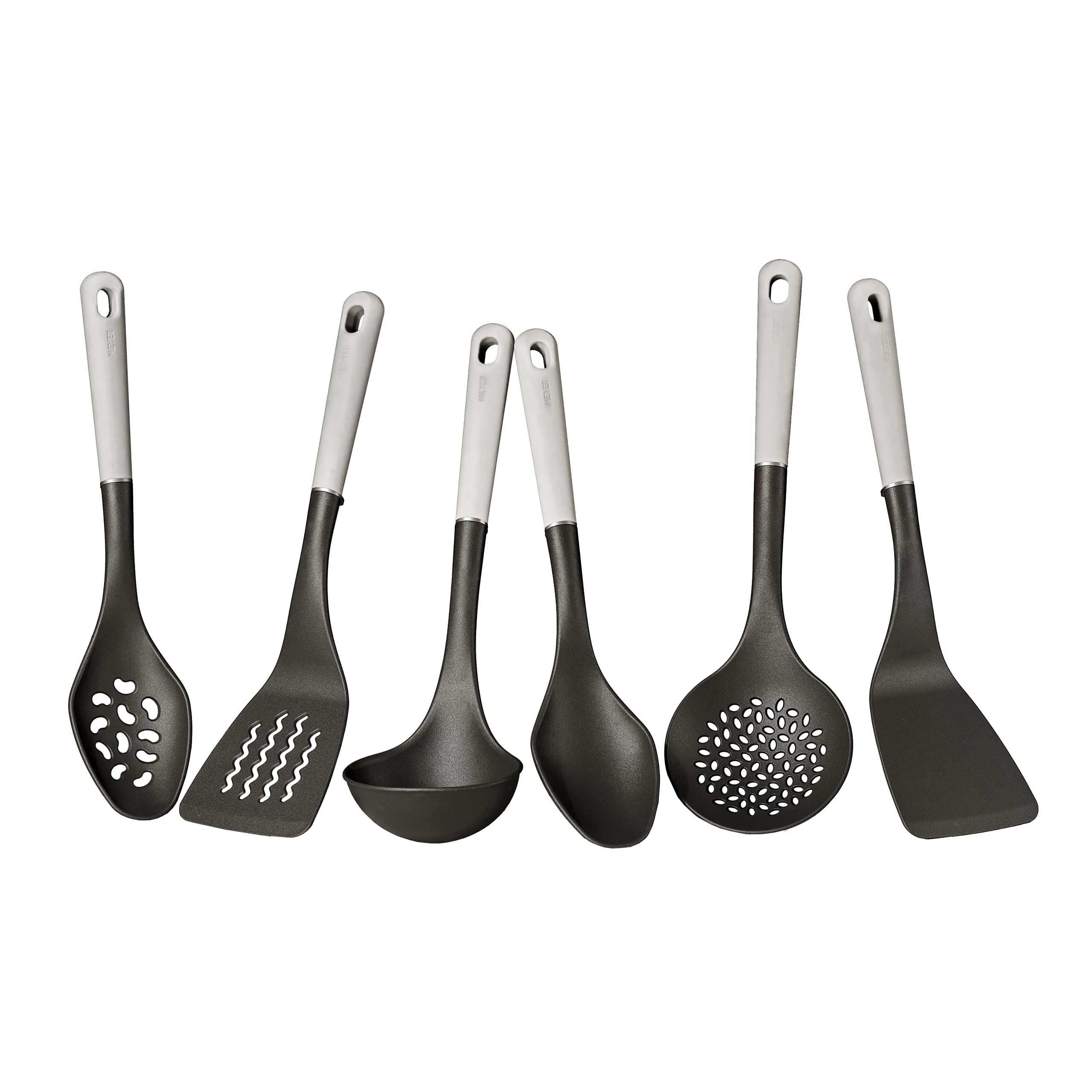 Meyer Tools And Gadgets Kitchen/Cooking Utensils Set, 6 Piece, Matte Black