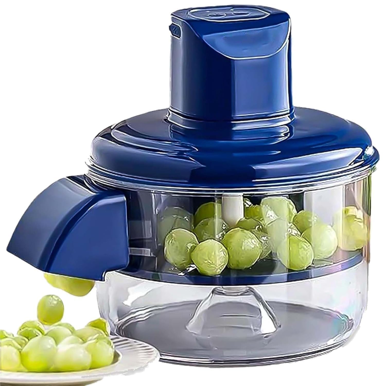 Glixon MultiFunctional Vegetable Peeler With Waste Collection Chamber, MessFree Kitchen Tool For Rapid Peeling, Vertical Handh