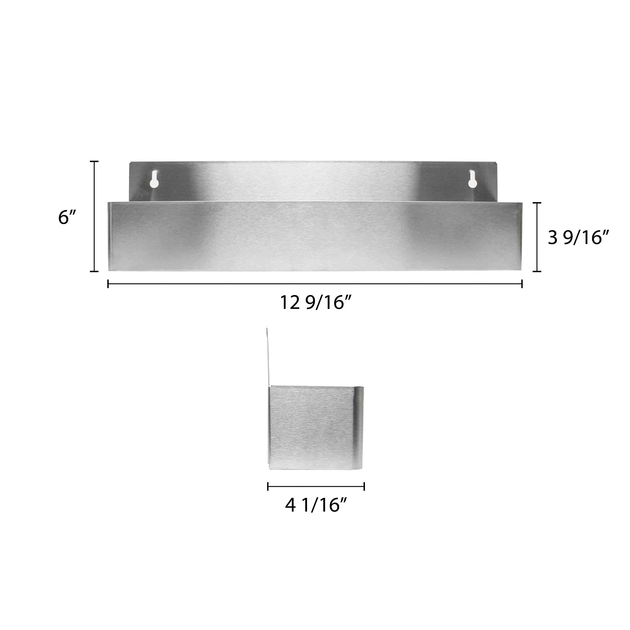 Excellante 22-Inch Stainless Steel Single Speed Rails