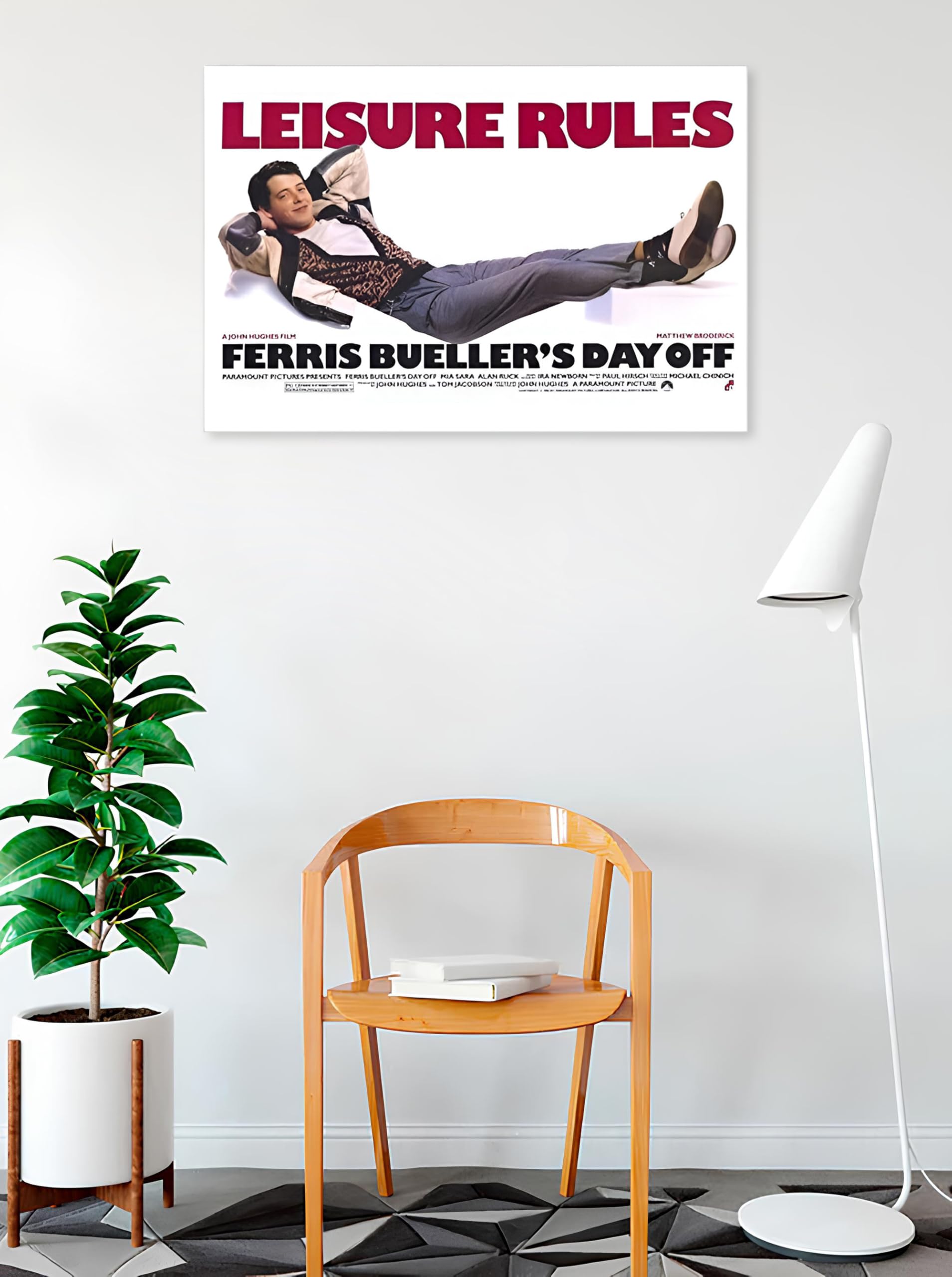 Buyartforless Ferris Bueller's Day Off - Leisure Rules (Matthew Broderick) 24x36 Movie Art Print Poster