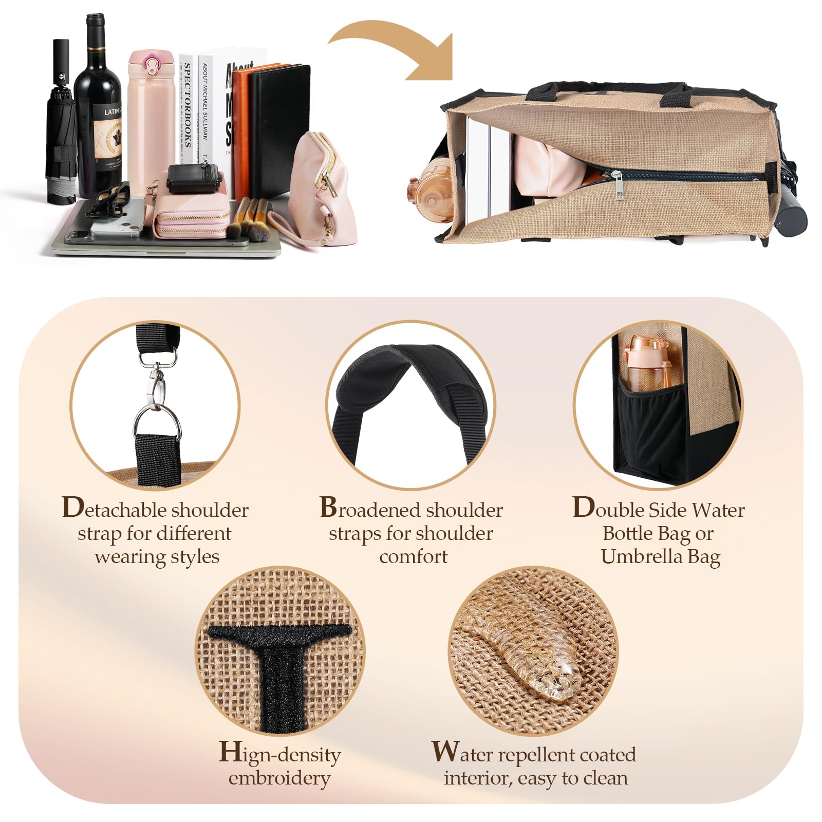 Trsodd Gigi Gifts For Grandma, Embroidery Straw Tote Bag For Women Christmas Gifts For Gigi, Gigi Mothers Day Gifts, Best Gigi E