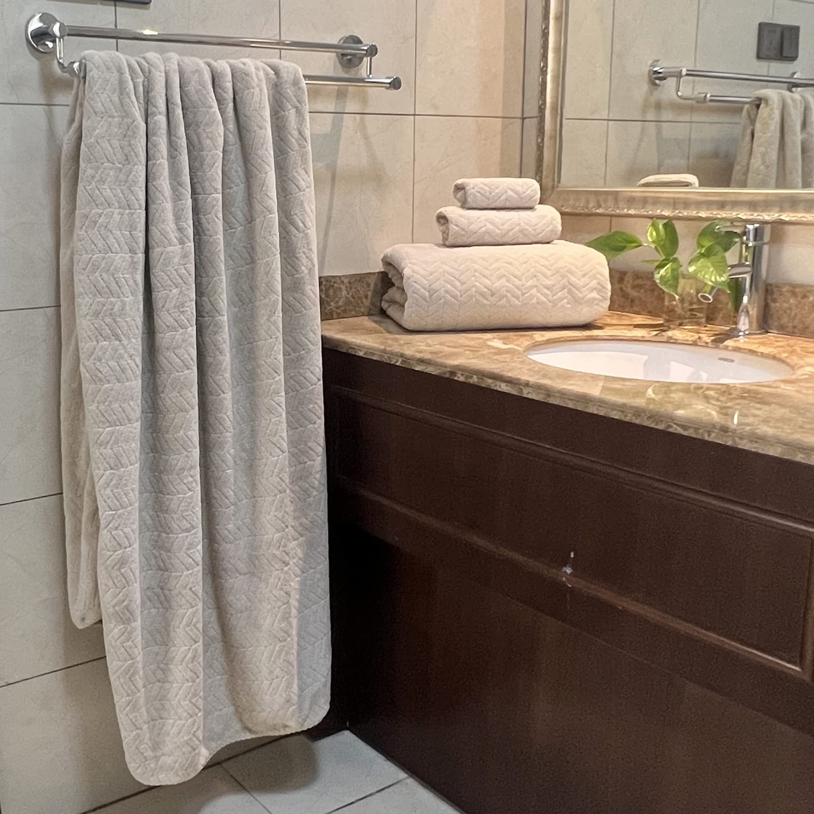 Ytyc Towels,39X78 Inch Oversized Bath Sheets Towels For Adults Plush Luxury Extra Large Bath Towels Sets For Bathroom Super Soft