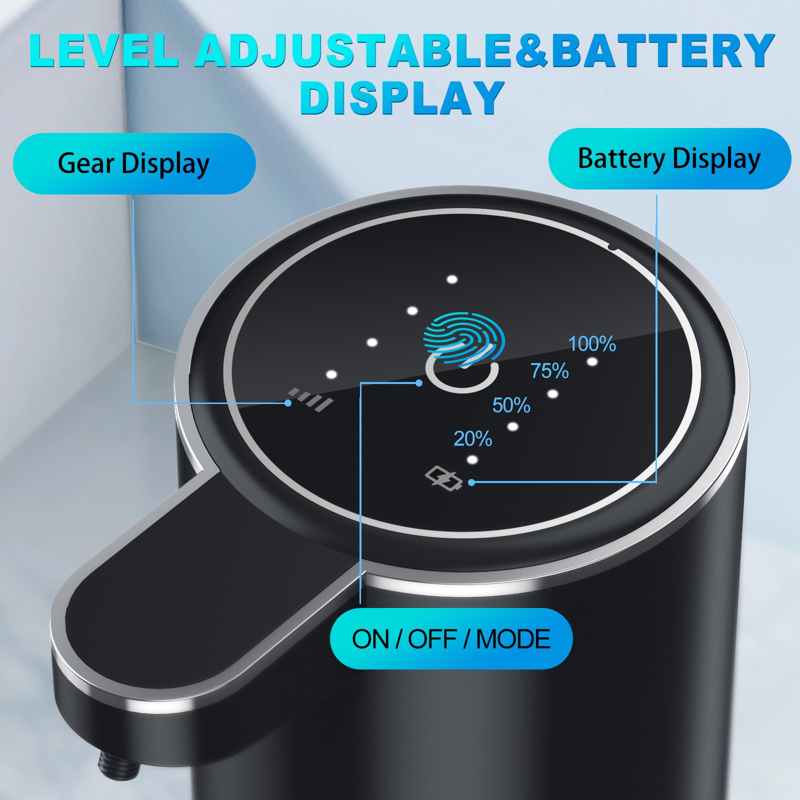 Automatic Soap Foaming Dispenser,380Ml Wall Mount Touchless 4 Gear Adjustable Electric Soap Dispenser,Usb Rechargeable With Infr