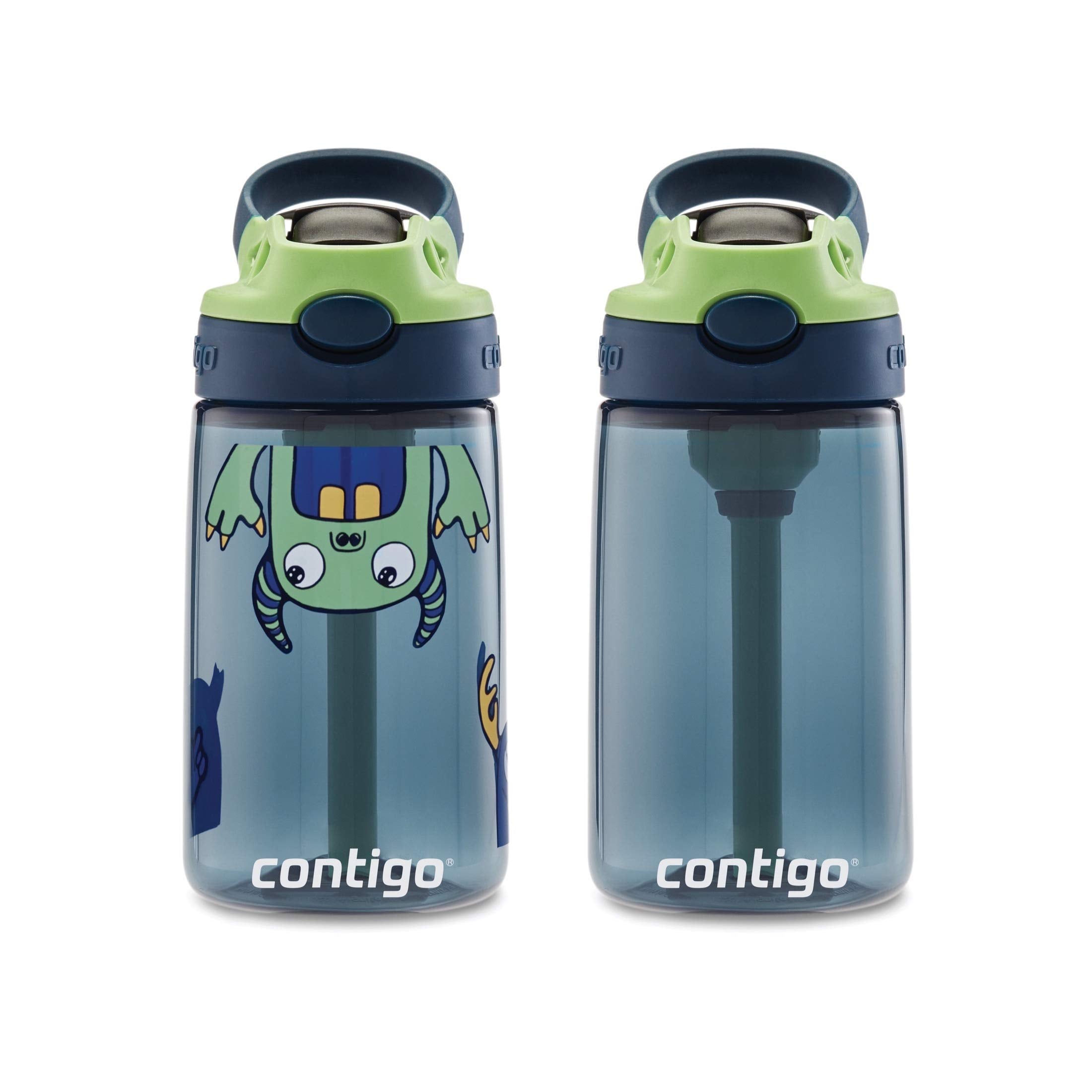 Contigo Aubrey Kids Cleanable Water Bottle with Silicone Straw and SpillProof Lid