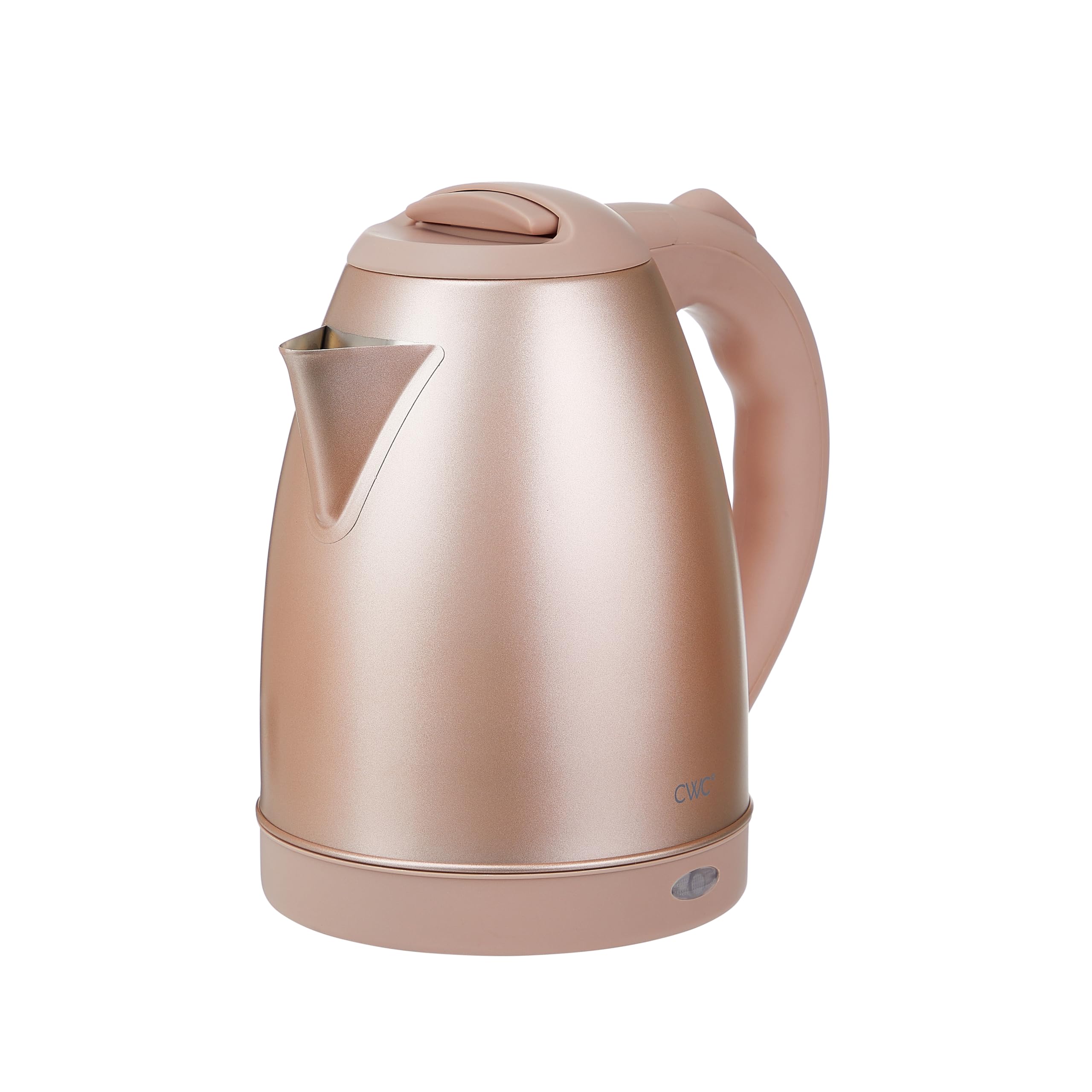 Cook With Color Electric Kettle - 1100W, 1.7L, Fast Boil, Auto Shut-Off, Swivel Base, Stainless Steel, Blush