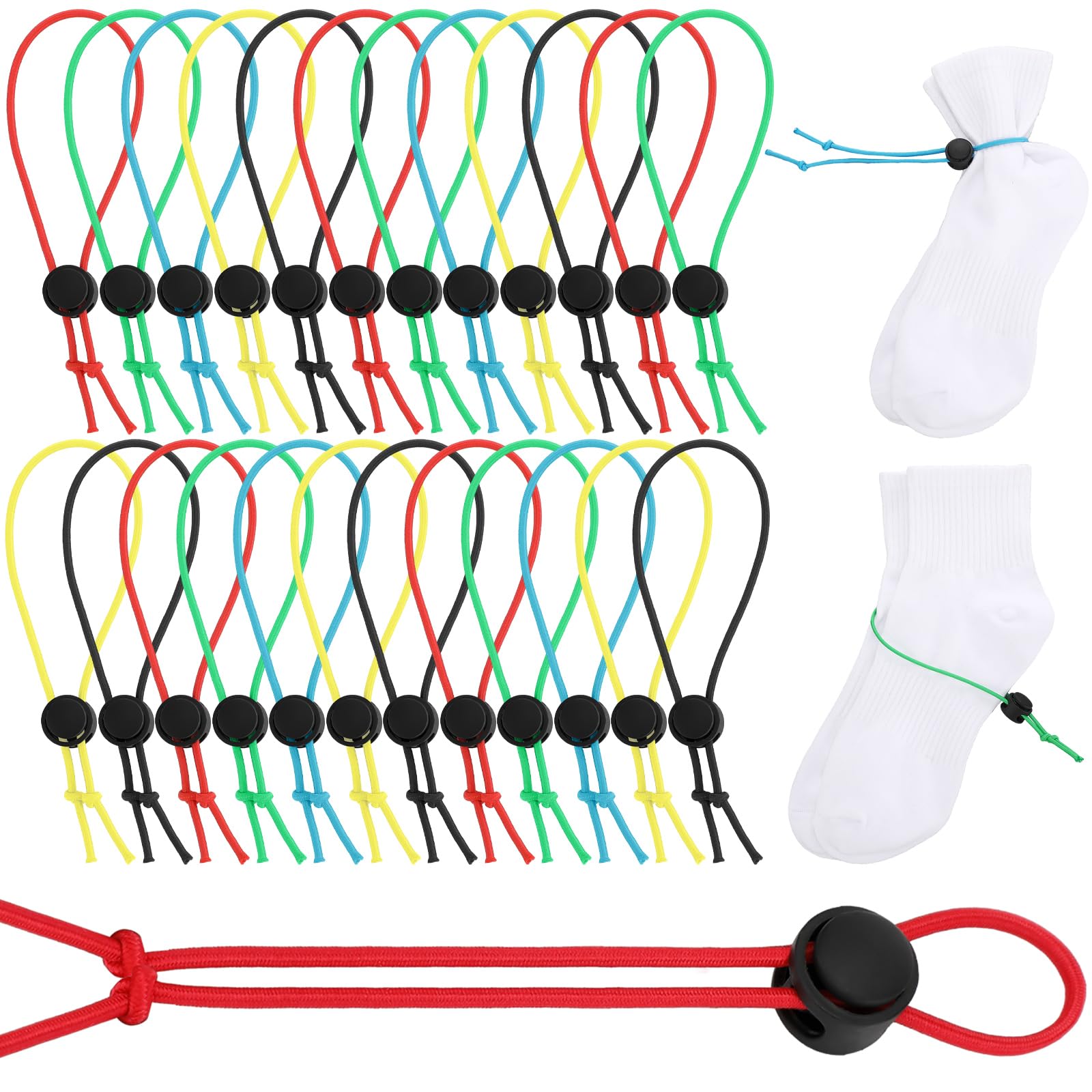 Wowangce 50 Pcs Sock Clips For Laundry Locks Your Socks Laundry Sock Holder Sock Tie Clips Sock Organizer For Washing Machine An