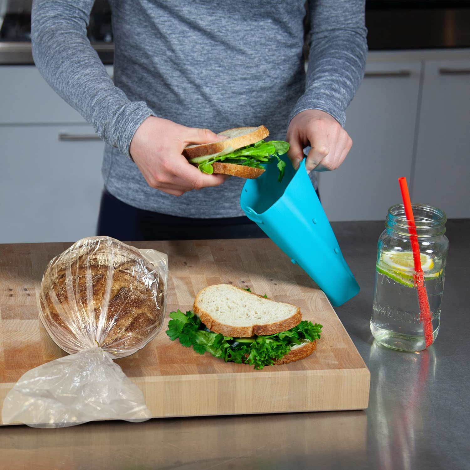 Bread Bags With Ties, Heavy Duty, Reusable, 100 Clear Bags And 100 Ties