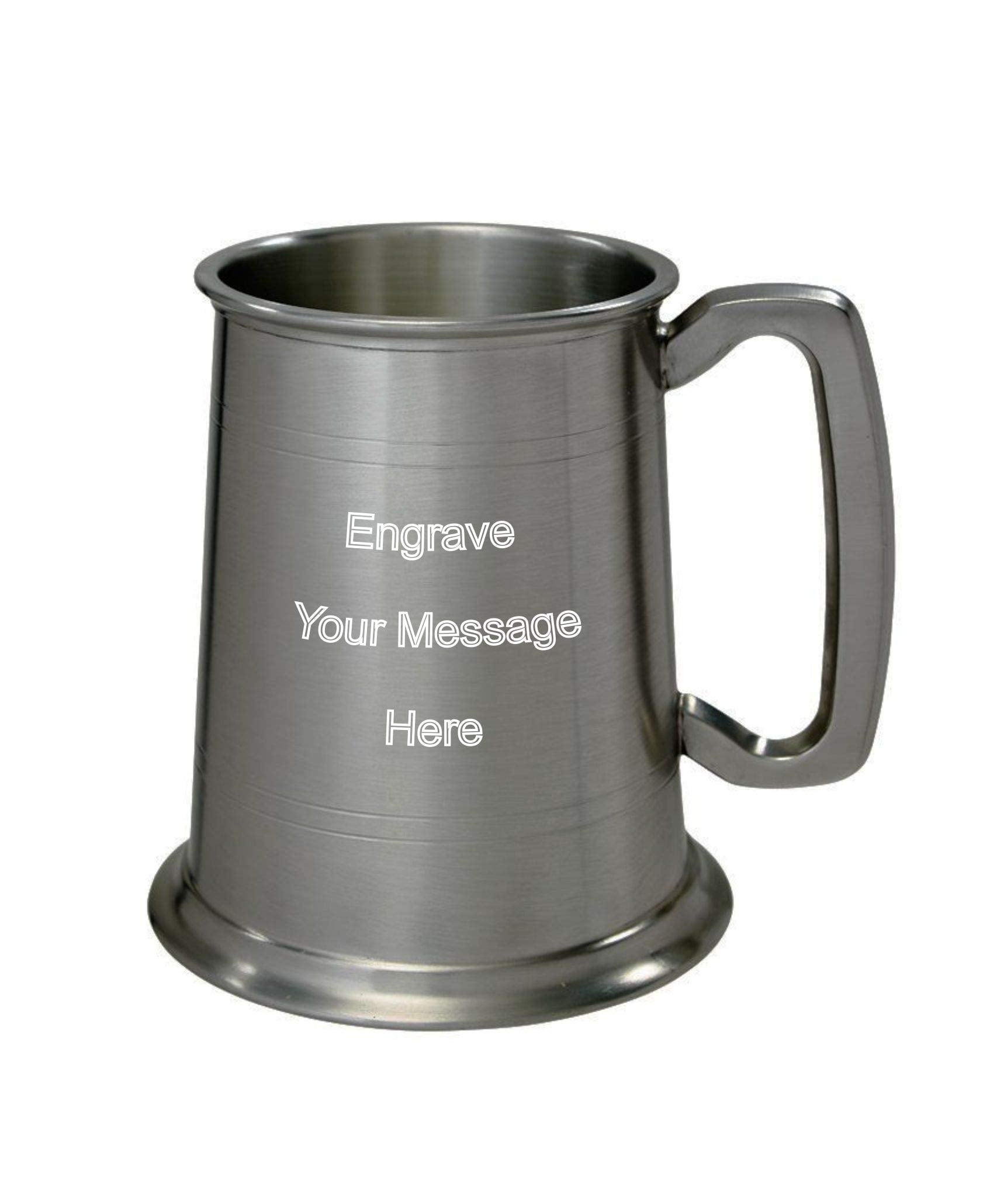 Wentworth Pewter 1 Pint Antique Finish Pewter Tankard (customized)