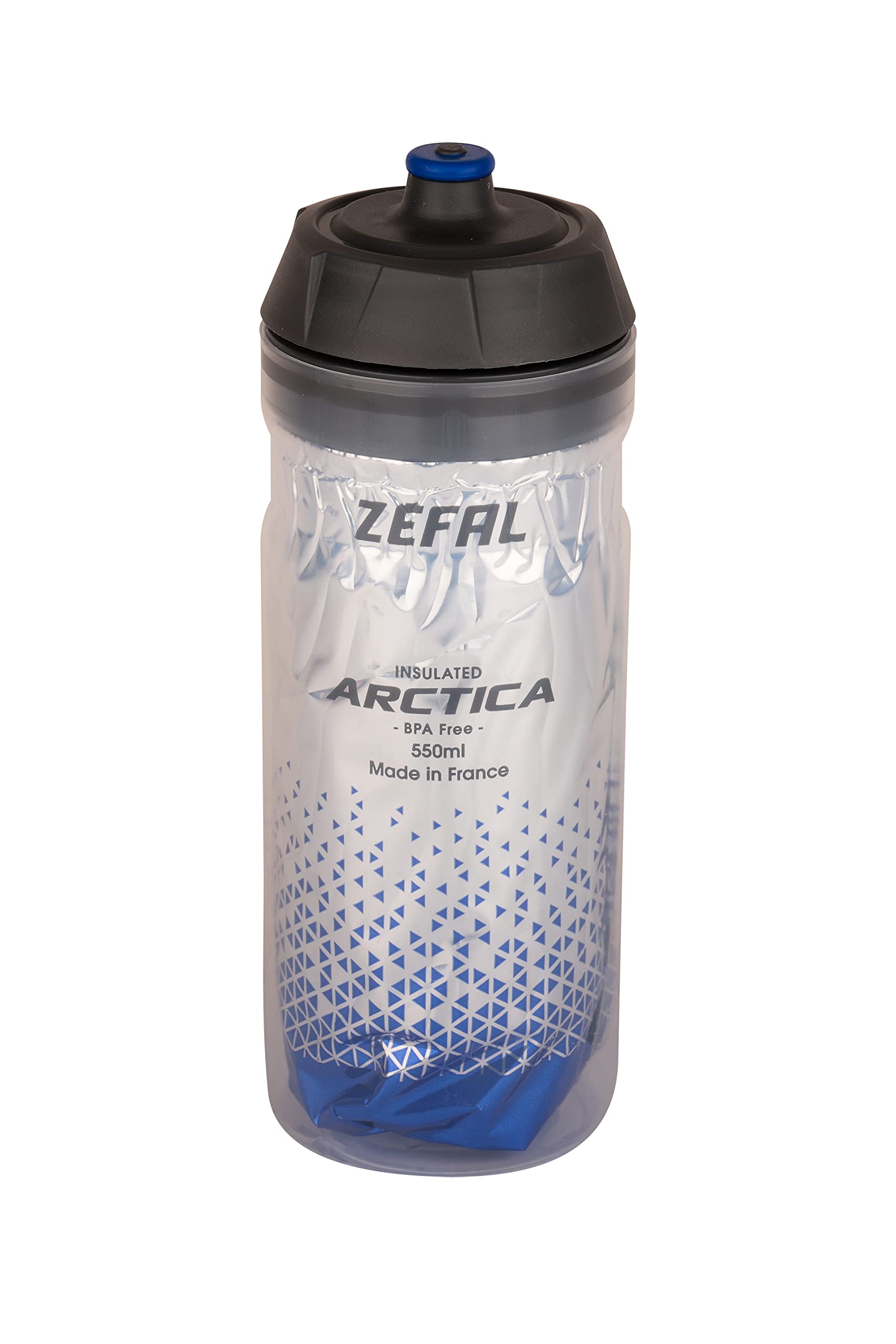 ZEFAL 55 Arctica 550 and 750 ml Bicycle Water Bottle, Insulated Odourless and Waterproof, BPA-Free, Caribbean Green, cl