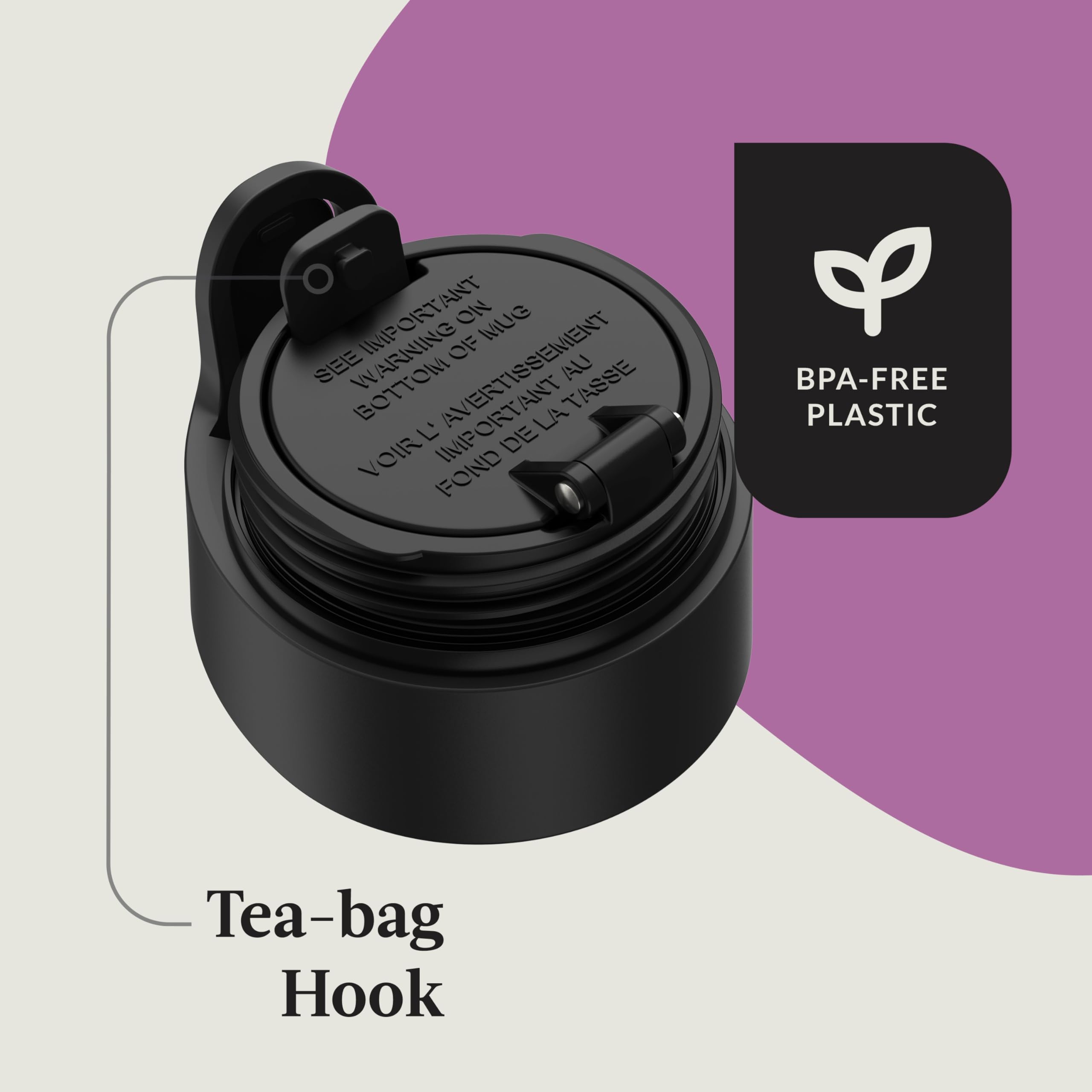 Contigo Autoseal West Loop Vacuum-Insulated Stainless Steel Travel Mug With Easy-Clean Lid, 20 Oz, 2-Pack, Crystal Pansy; Crysta