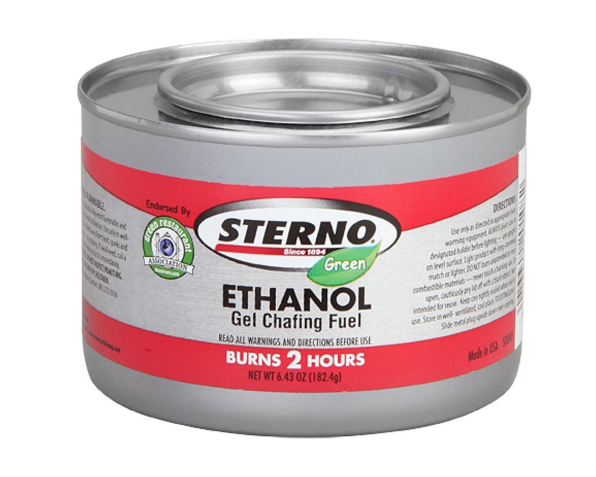 Sterno - Ethanol Gel Chafing Fuel/ Burns For 2 Hours/ Entertainment Cooking/ Camping/ Catering/ Biodegradable - Gra Endorsed (Pa