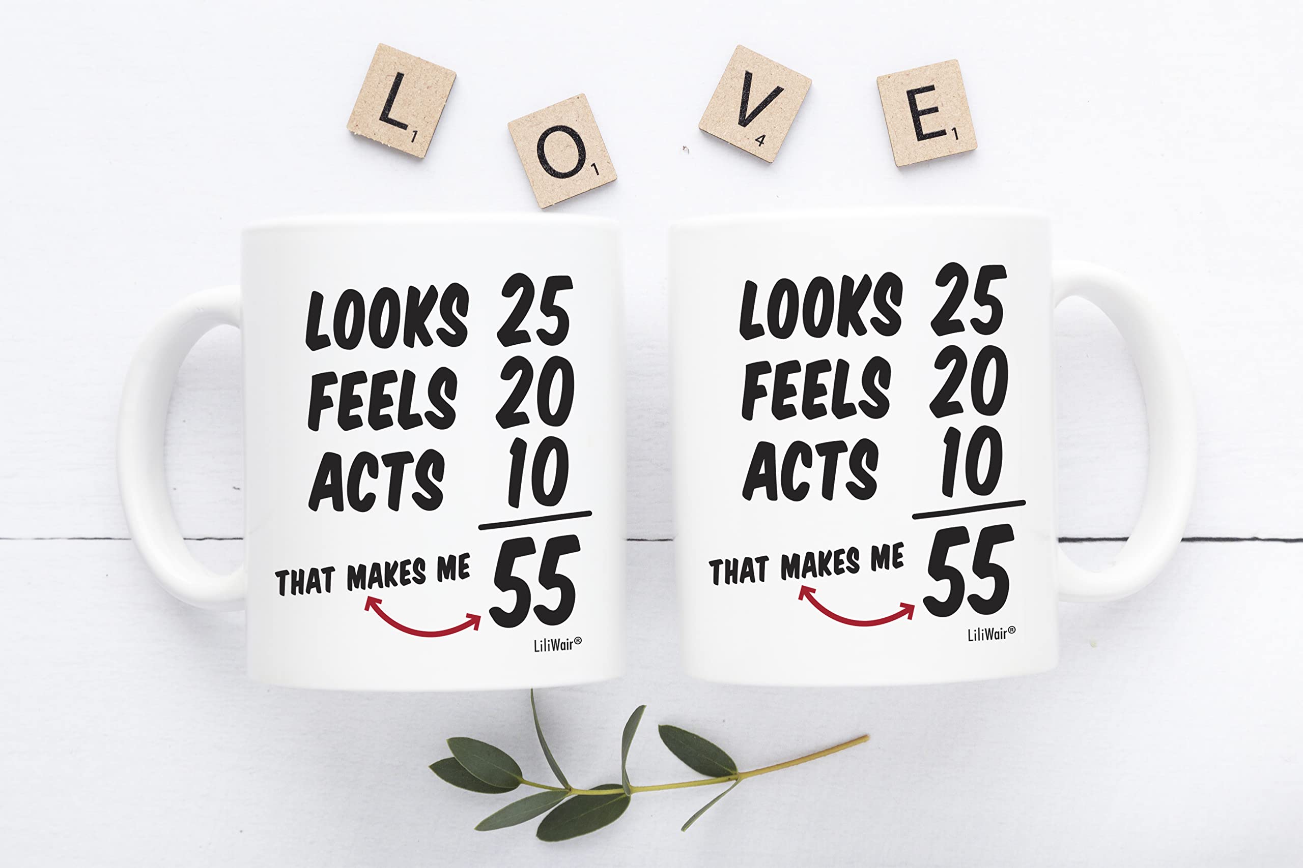 55Th Birthday Gifts For Men & Women. Perfect 55 Years Old Birthday Party Supply Decorations 1968 Coffee Mug. Celebrate Your 55 Y
