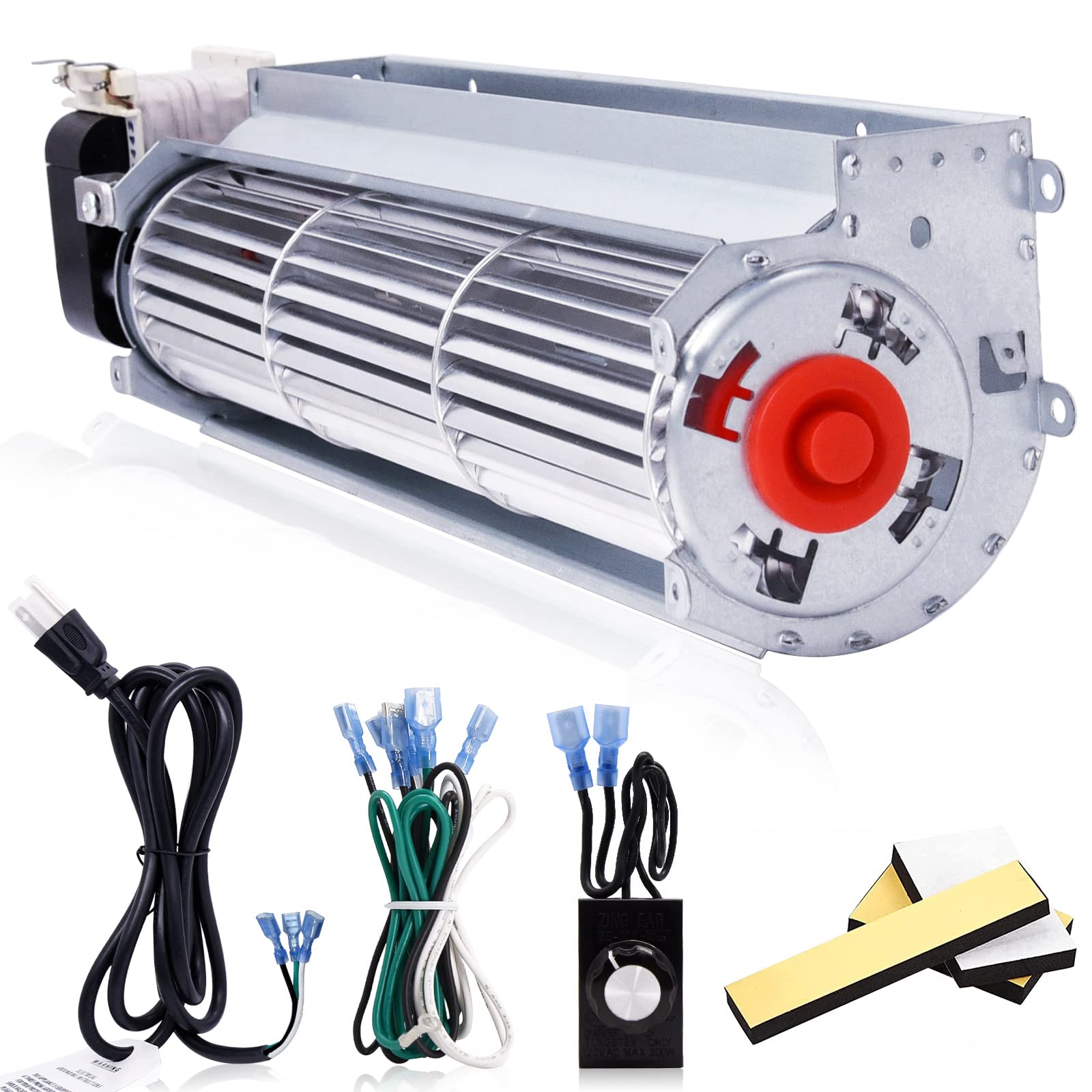 Hiorucet GA3650A GA3700 GA3650 GA3750A BK BKT Fireplace Blower Fan Kit for Desa Tech, FMI, Vanguard, Vexar, Astria Fireplace. Re