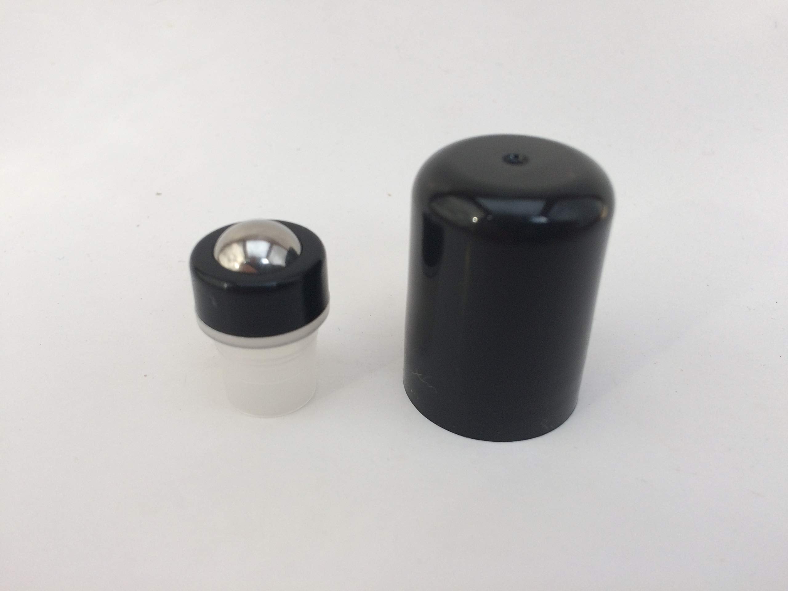 Essential Oil Roller Inserts For 5 And 15Ml Essential Oil Bottles. Pack Of 8 Stainless Steel Leak Proof With Removable Snap Ring