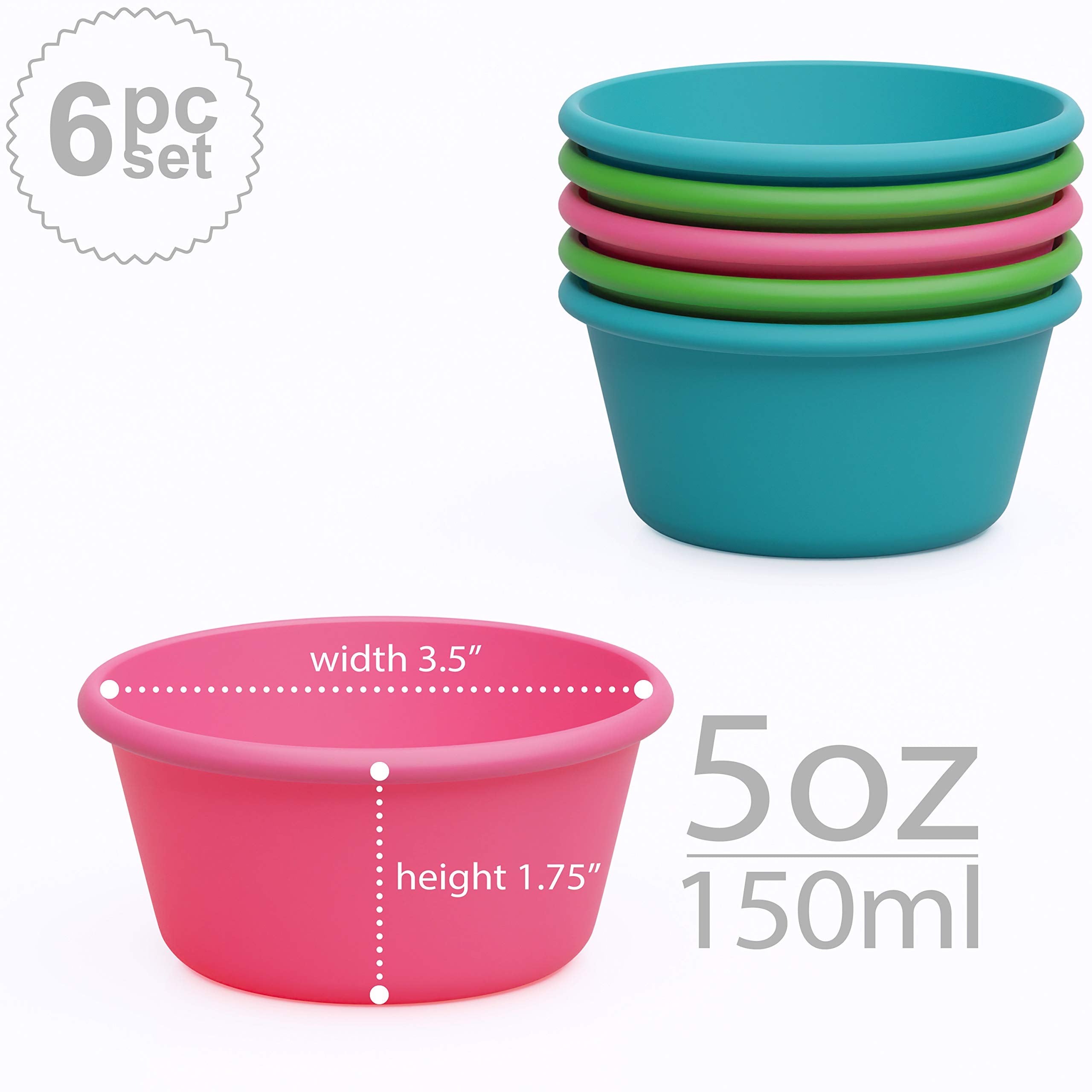 Bakerpan Silicone Jumbo Muffin Cups For Baking, Smooth Large Air Fryer Muffin Cups, 3 1/2 Inch Muffin Baking Cups, Jumbo Cupcake