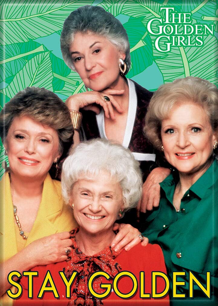Ata-Boy The Golden Girls 'Stay Golden' 2.5'' X 3.5'' Magnet For Refrigerators And Lockers