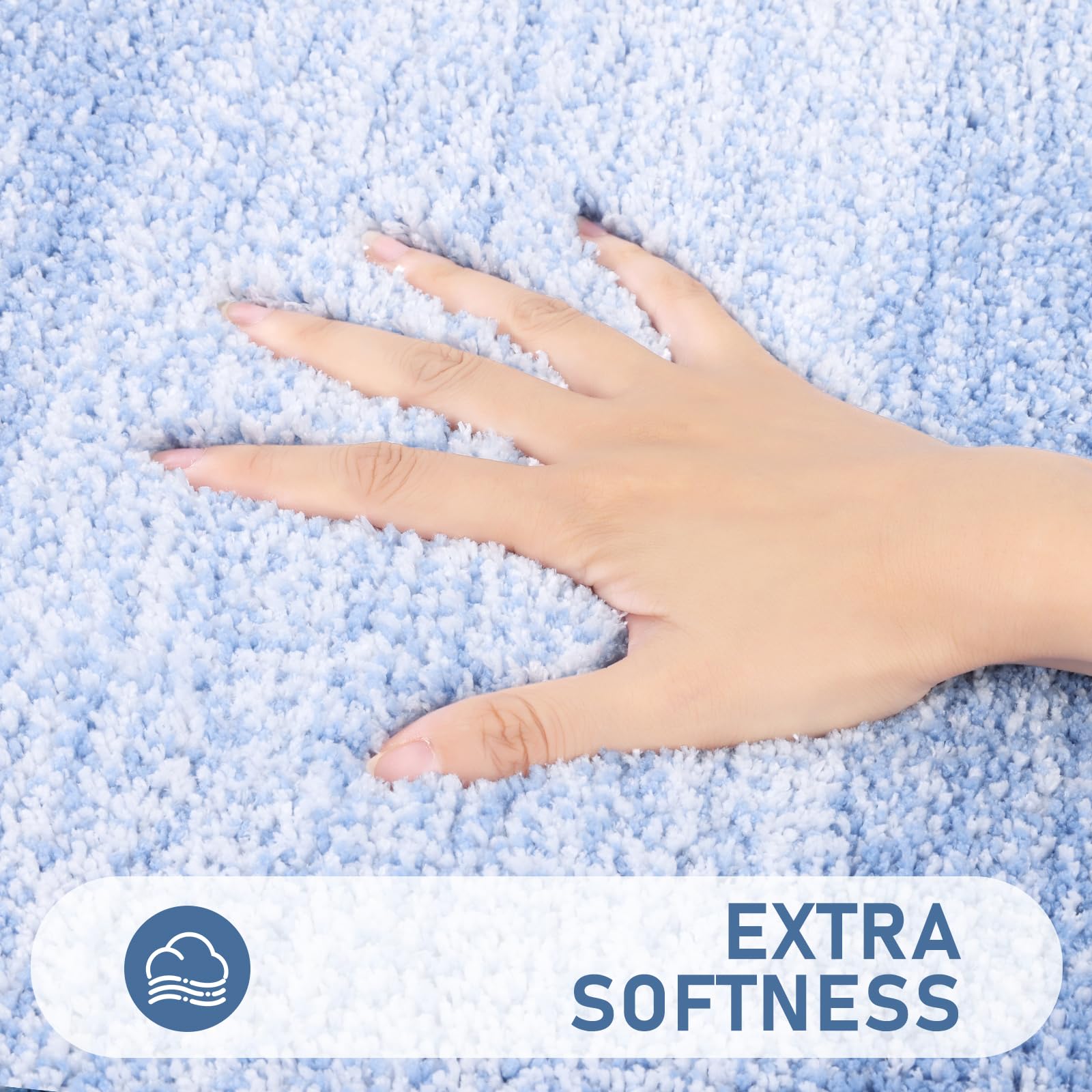 Bsmathom Bathroom Rugs Sets 5 Piece With Toilet Lid Cover, Soft Absorbent Bath Mats For Bathroom, Non Slip Washable Bathroom Mat