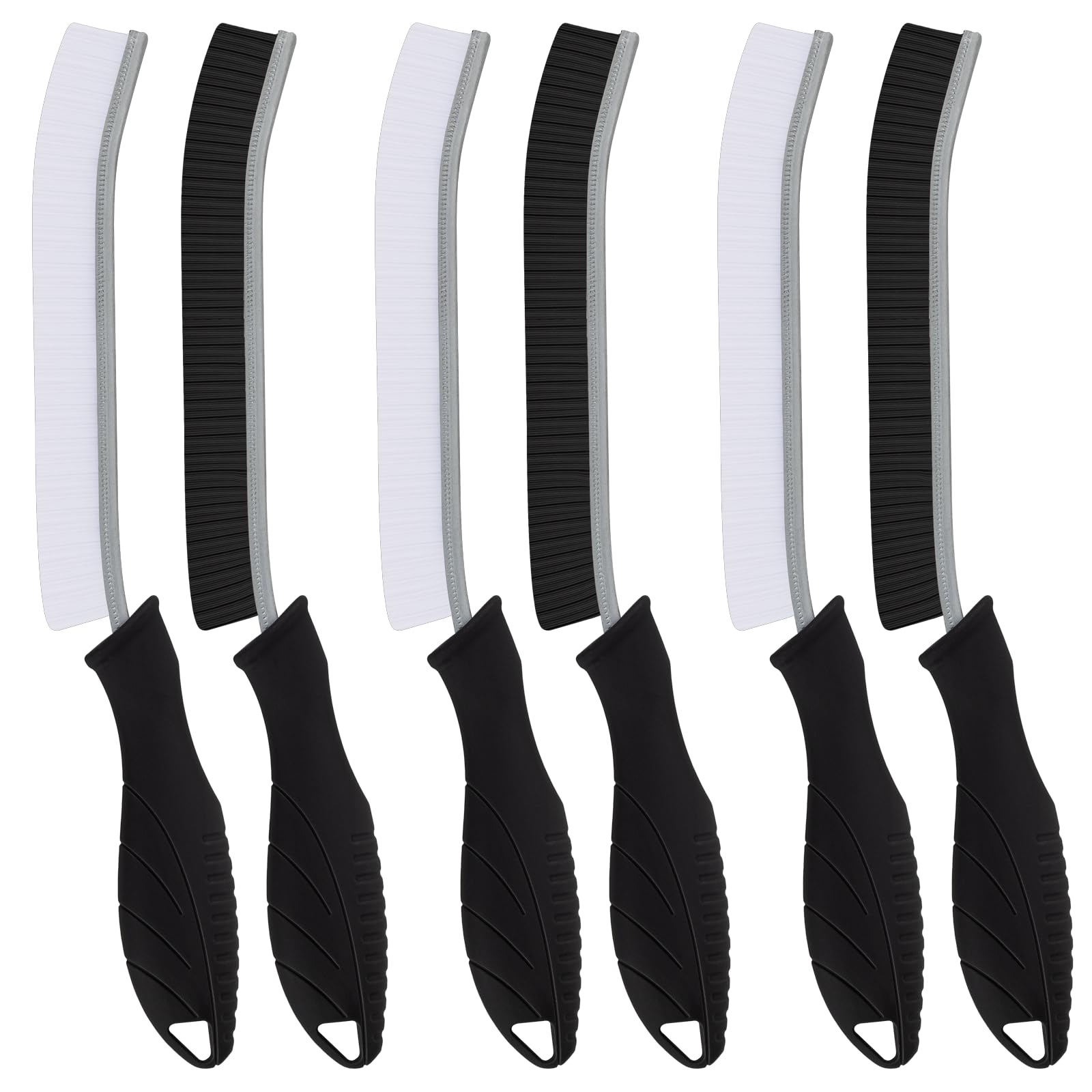 Toilet Brush, 6 Pcs Bathroom Cleaning Brush, Gap Scrub Brush With Hanging Hole, Multifunctional Hard Bristle Crevice Cleaning Br