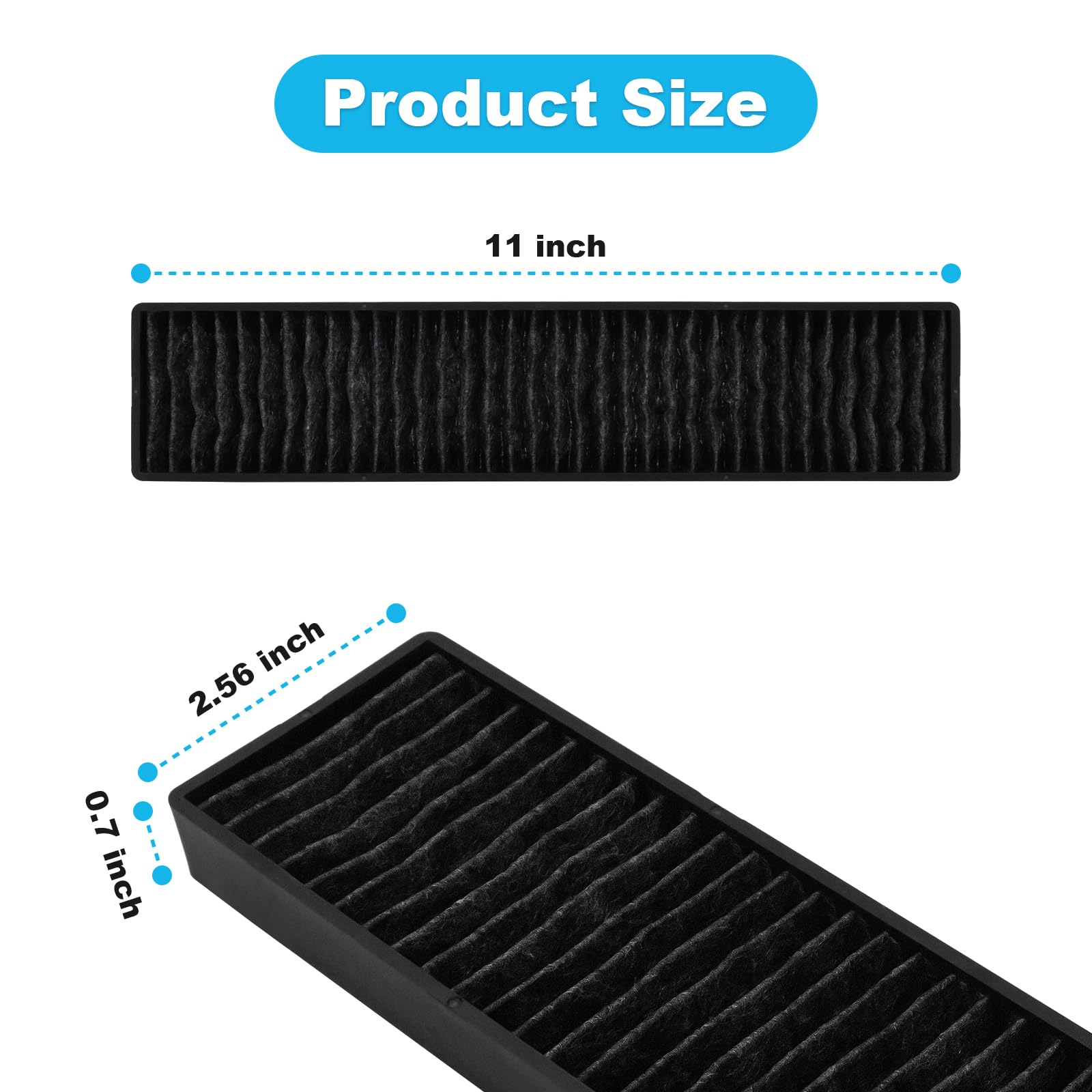 Replacement Filter Fit For Lg Microwave Filter 5230W1A003A Lmv1650St, Lmv1650Sw, Lmv2031Bd, Lmv2031Sb,Lmvm2085Sb, Lmvh1711St, Lm