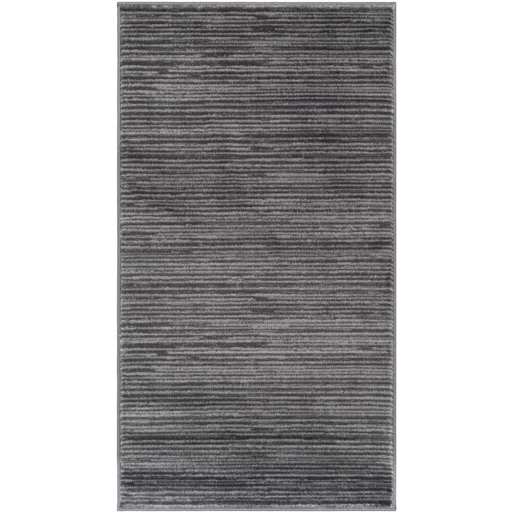 SAFAVIEH Vision Collection Accent Rug - 2 x 3, Grey, Modern Ombre Tonal Chic Design, Non-Shedding & Easy Care, Ideal for High 
