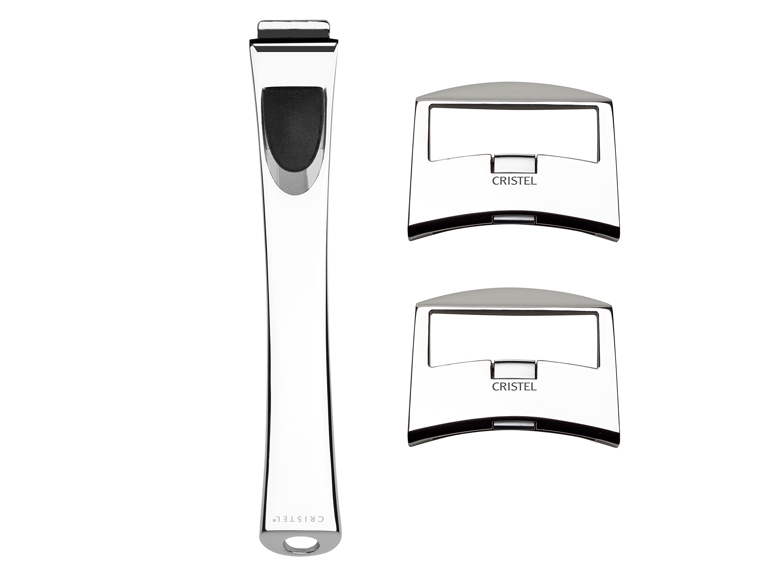 Cristel Casteline Set of Handles, Silver