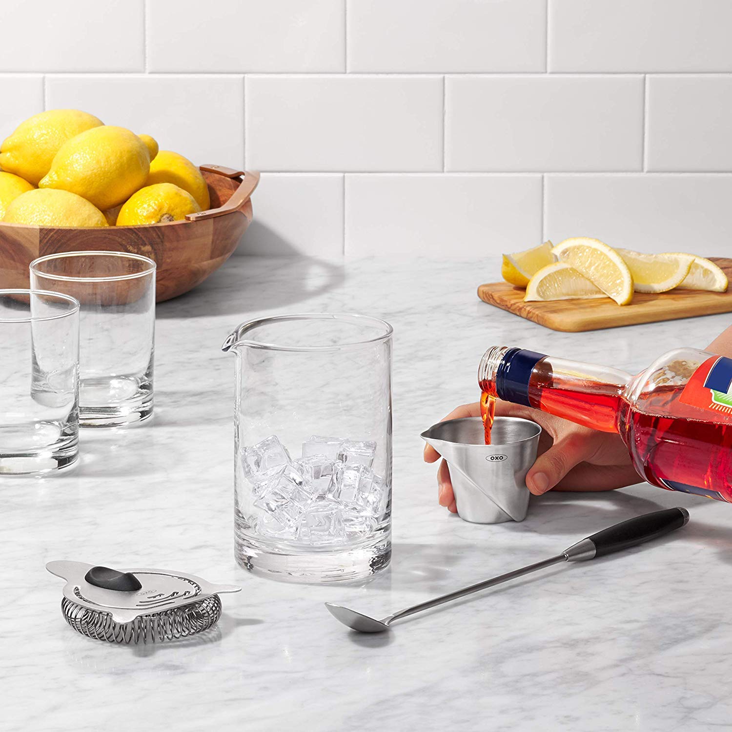 OXO Steel Angled Measuring Jigger