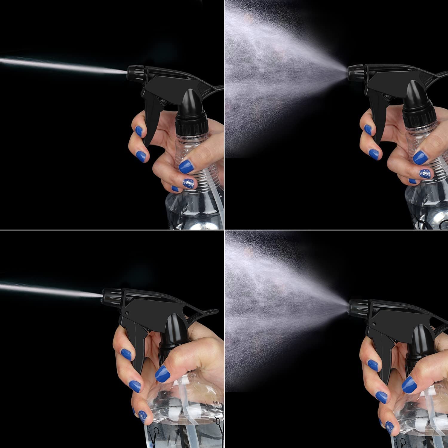 Avenoir Mister Spray Bottle, 16.9Oz/500Ml Adjustable Spray Storage Container For Hair, Plant And Home Cleaning