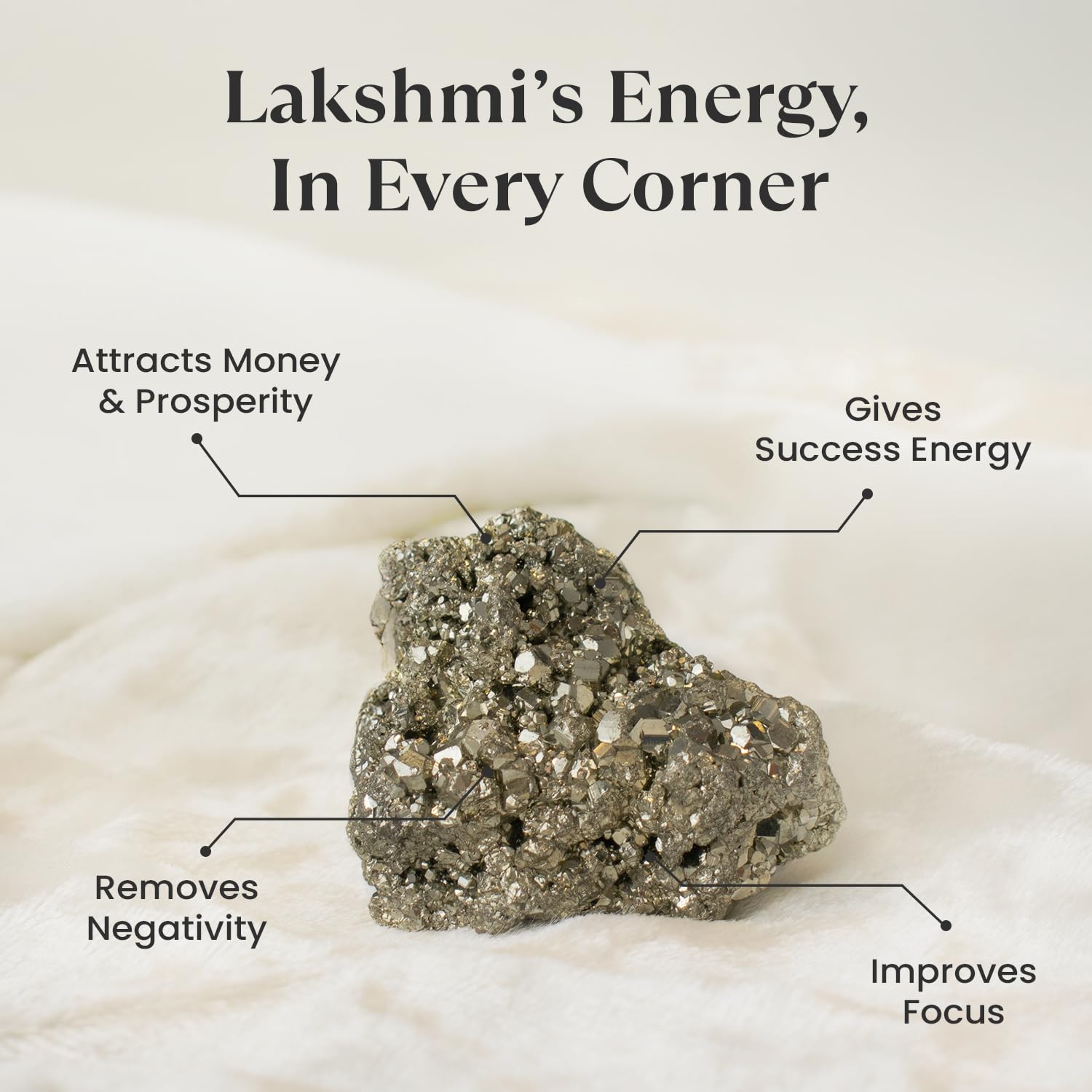 Astrotalk Raw Pyrite Stone Original | 100% Natural Pyrite Stone for Wealth & Prosperity | Energized by Top Astrologers | Financial Growth, Confidence & Success | Vastu Items for Home (75-100g)